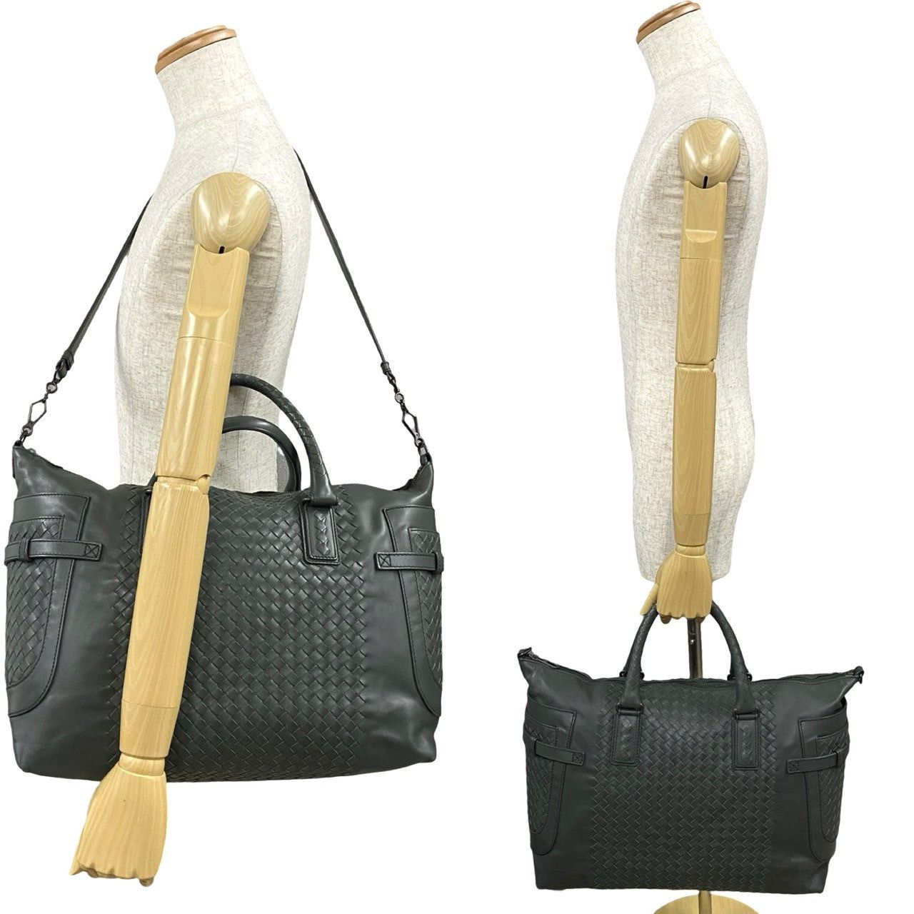 Bottega Veneta Bottega Veneta Shoulder Bag Grey Leather Size ONE SIZE - 2 Thumbnail