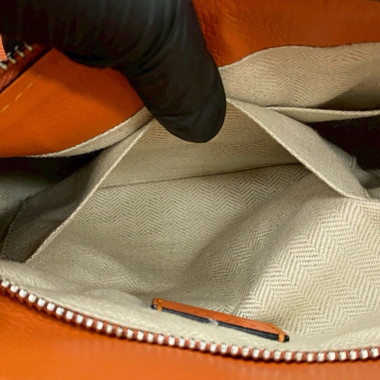 Loewe Loewe Shoulder Bag Orange Leather Size ONE SIZE - 9 Thumbnail