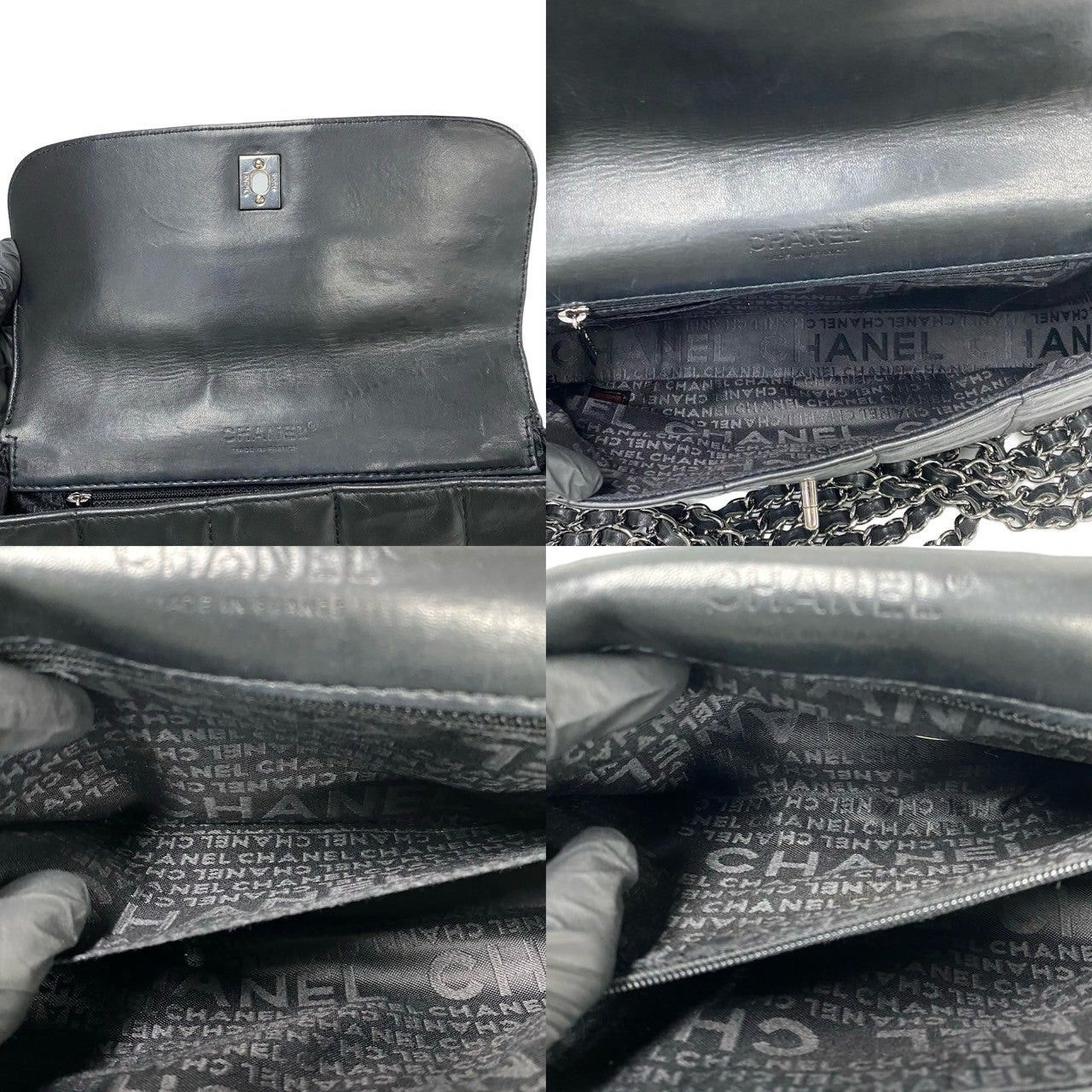 Chanel Chanel Shoulder Bag Black Leather Size ONE SIZE - 8 Thumbnail