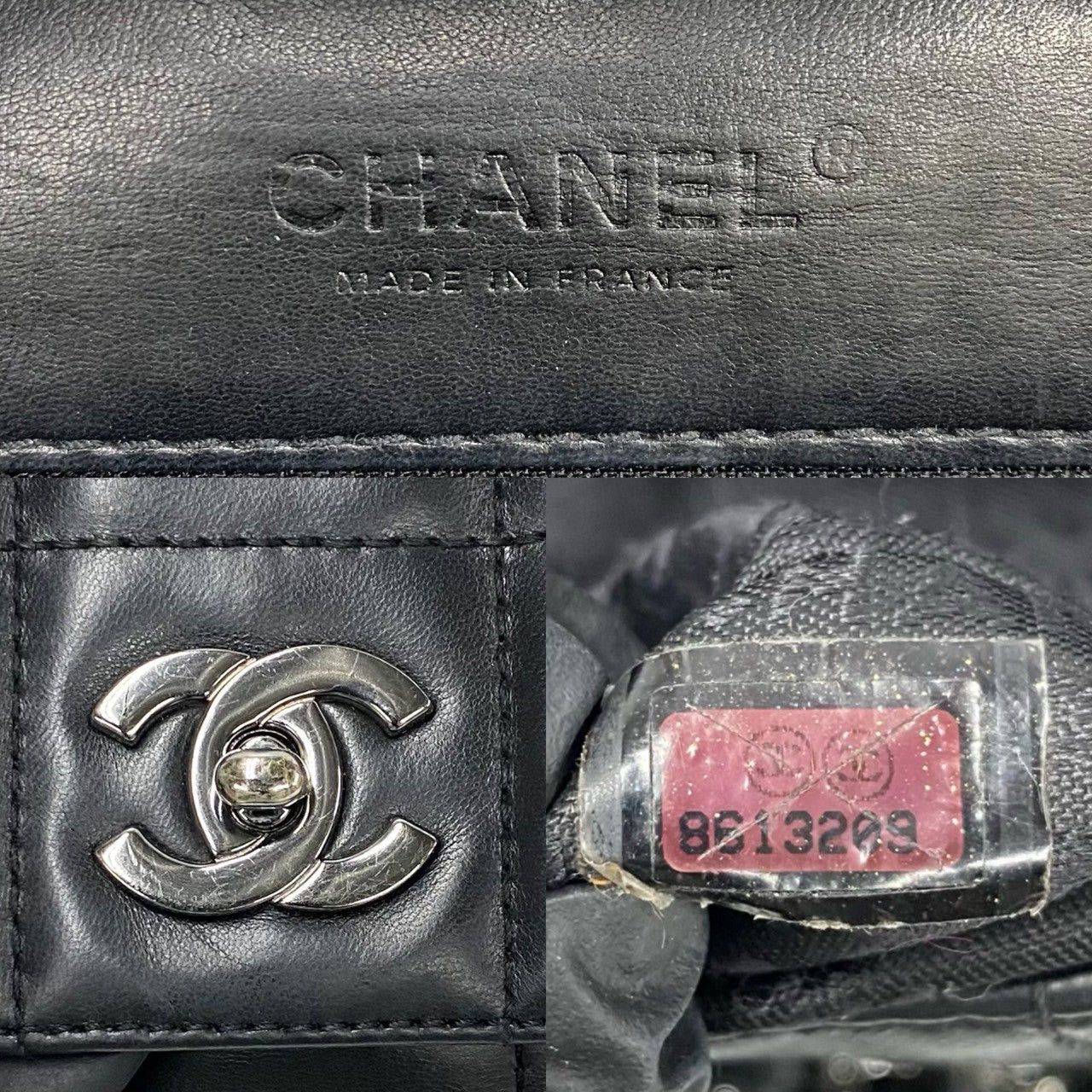Chanel Chanel Shoulder Bag Black Leather Size ONE SIZE - 3 Thumbnail