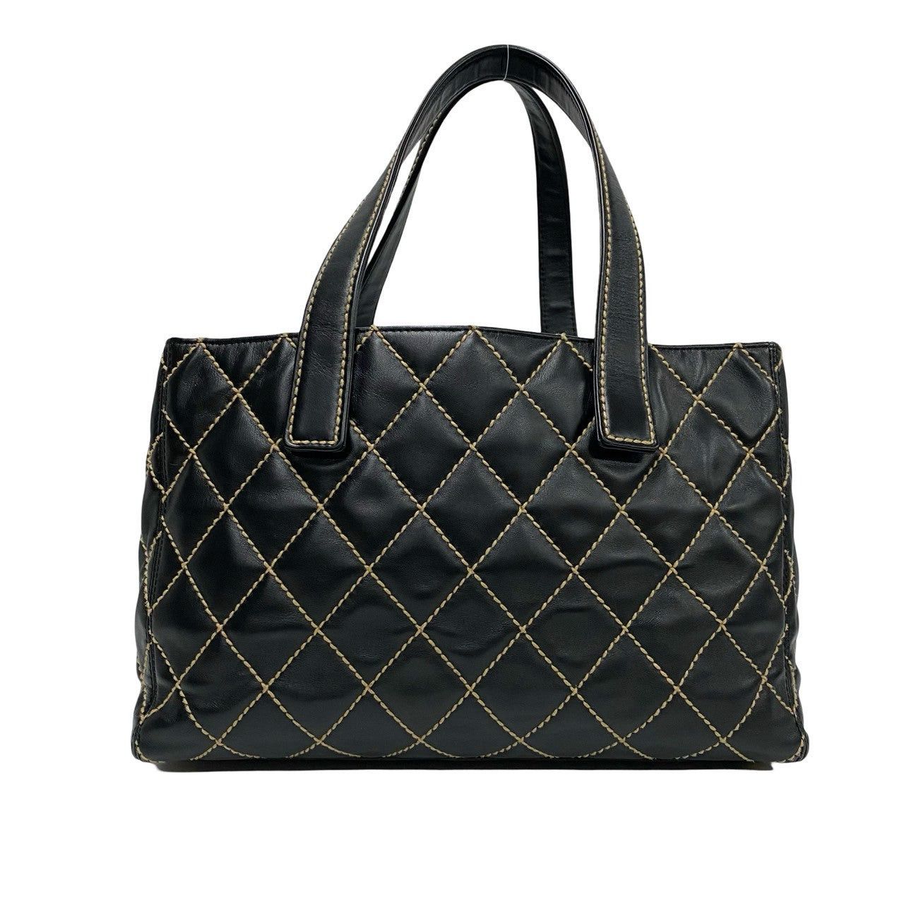 Chanel Chanel Tote Bag Black Leather Size ONE SIZE - 4 Thumbnail