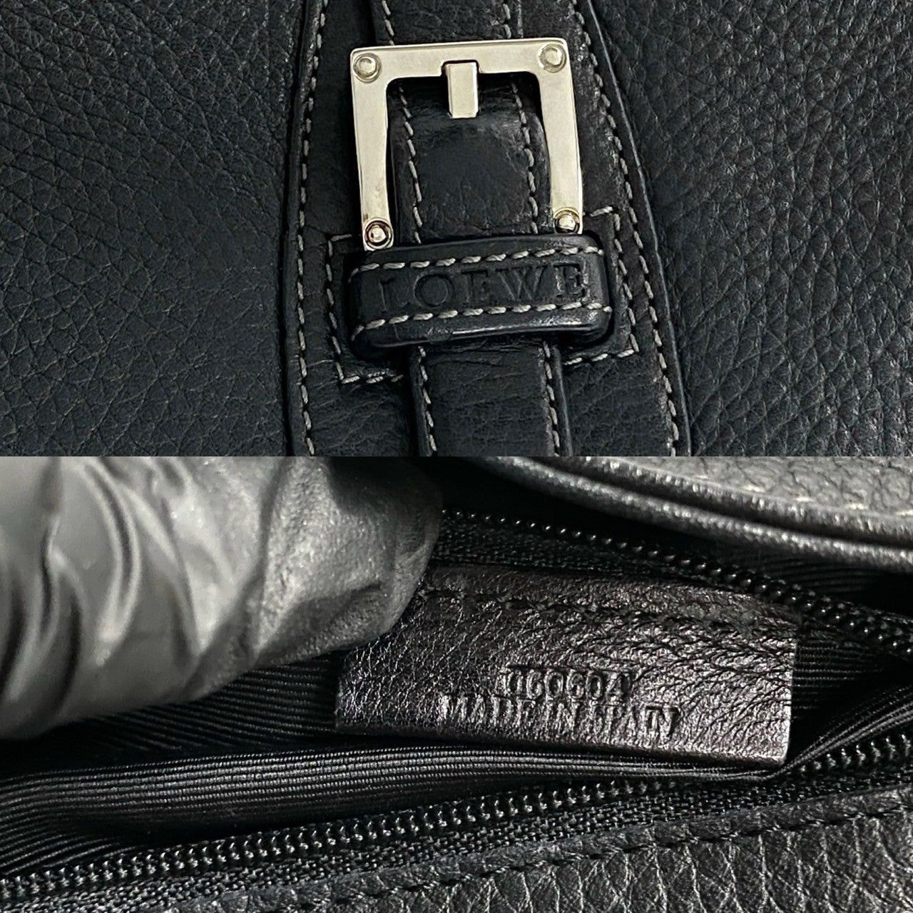 Loewe Loewe Handbag Black Leather Size ONE SIZE - 3 Thumbnail