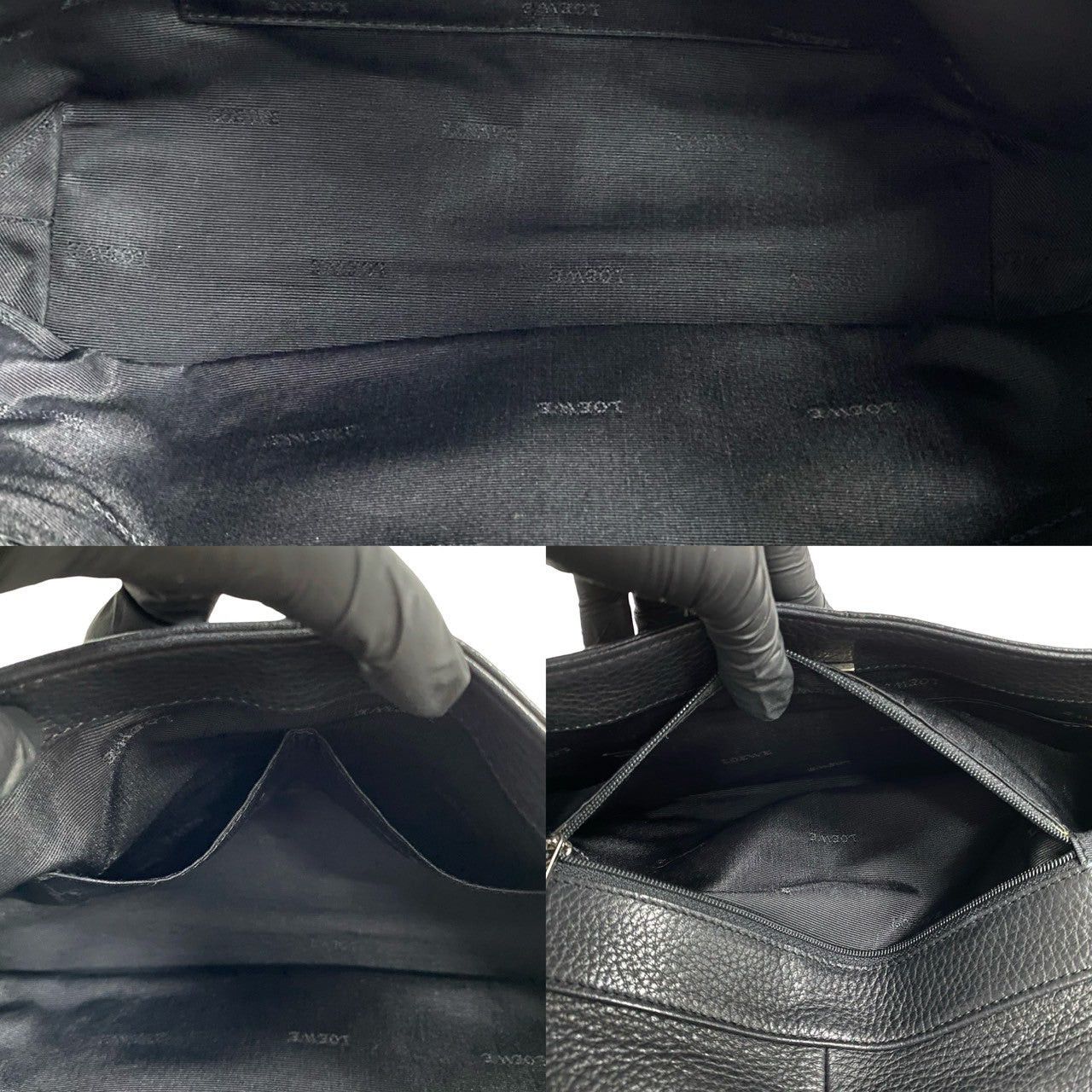 Loewe Loewe Handbag Black Leather Size ONE SIZE - 8 Thumbnail