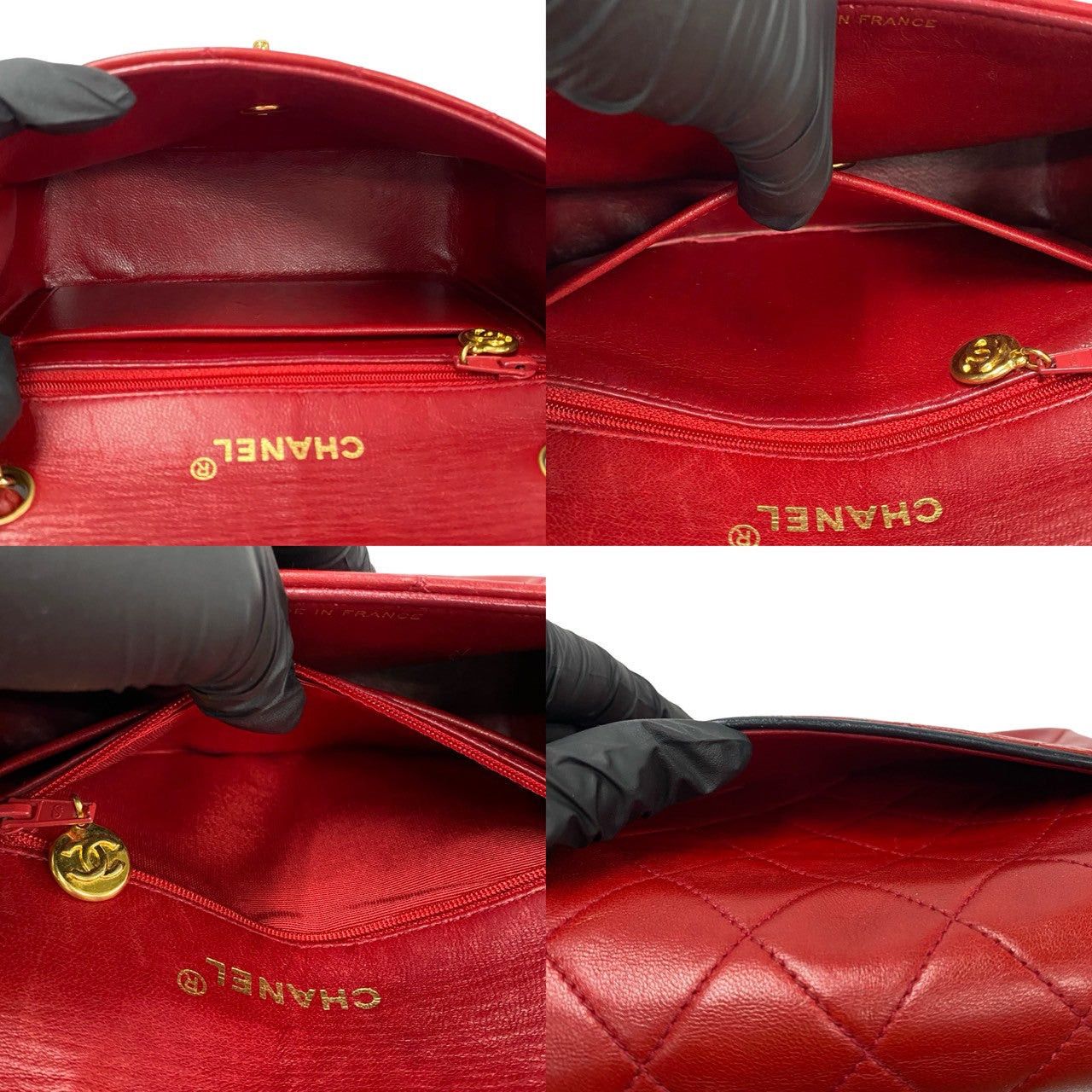 Chanel Chanel Shoulder Bag Red Leather Size ONE SIZE - 8 Thumbnail
