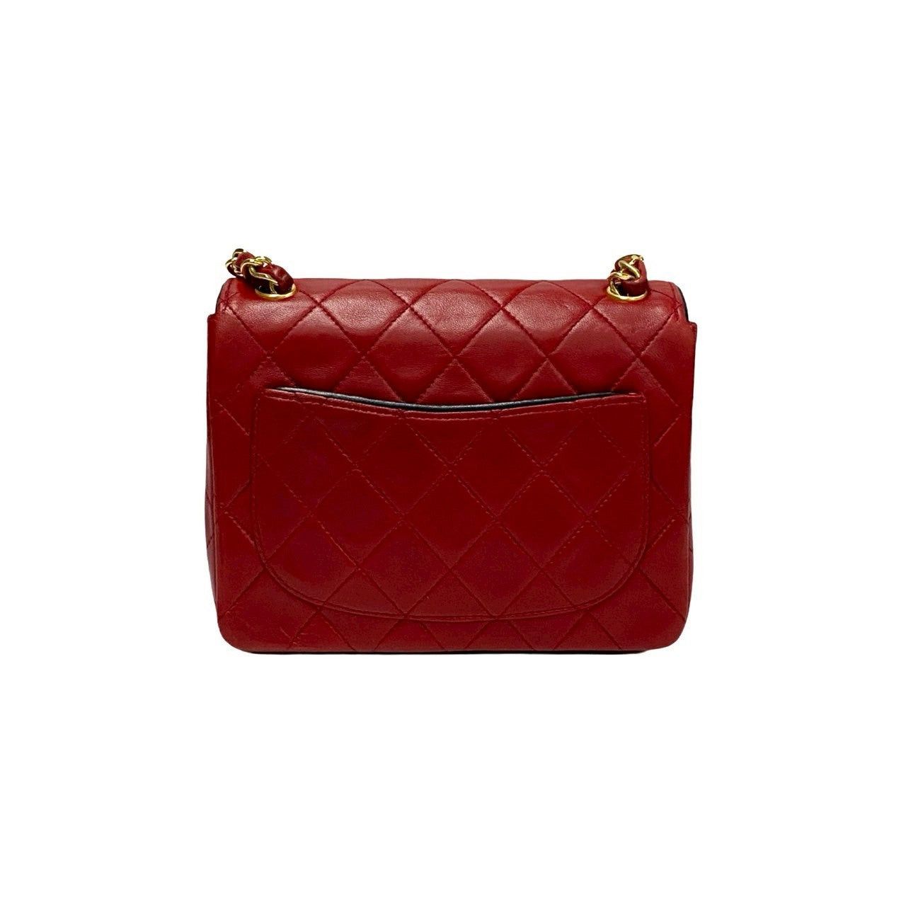 Chanel Chanel Shoulder Bag Red Leather Size ONE SIZE - 4 Thumbnail
