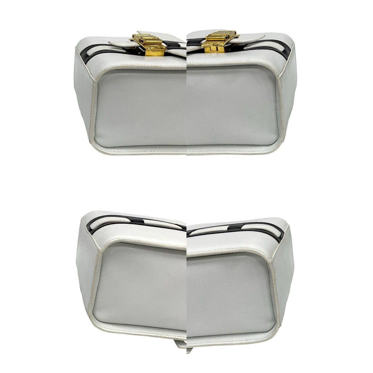 Celine Celine Handbag White Leather Size ONE SIZE - 7 Thumbnail