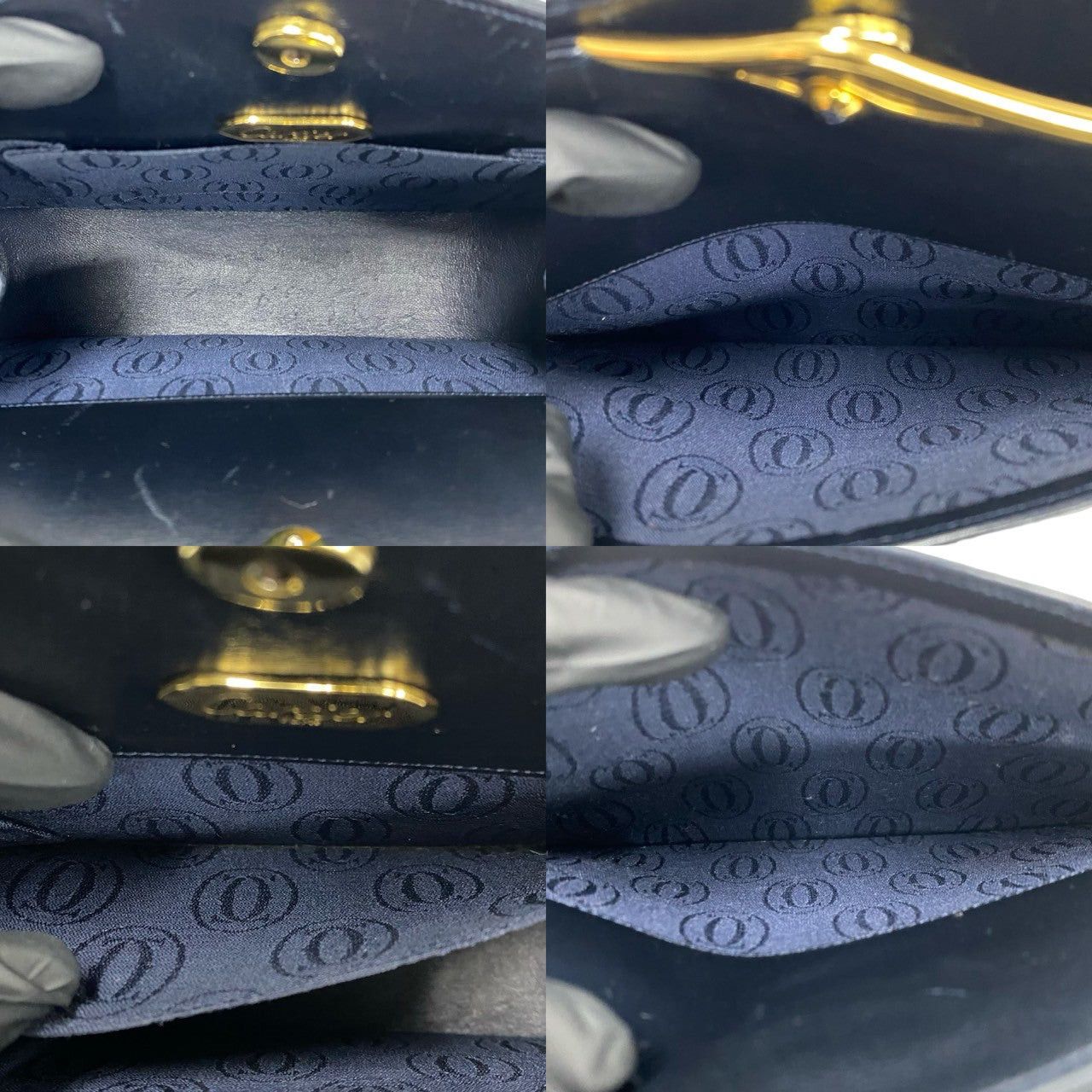 Cartier Cartier Shoulder Bag Blue Leather Size ONE SIZE - 8 Thumbnail