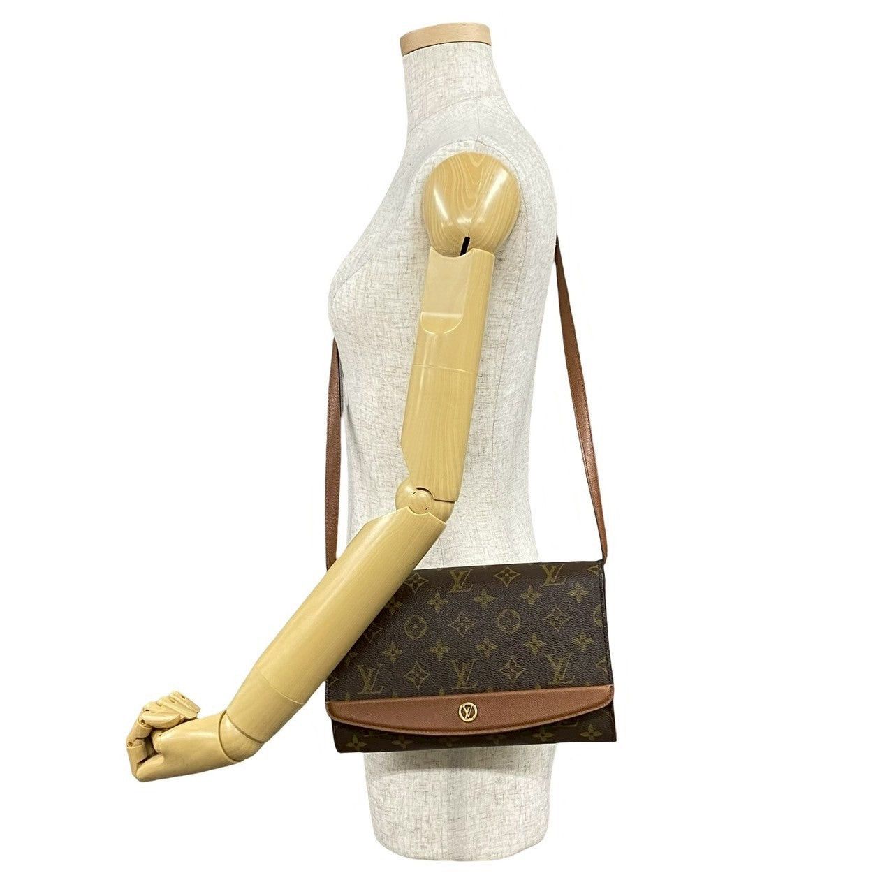 Louis Vuitton Louis Vuitton Shoulder Bag Brown Leather Size ONE SIZE - 2 Thumbnail