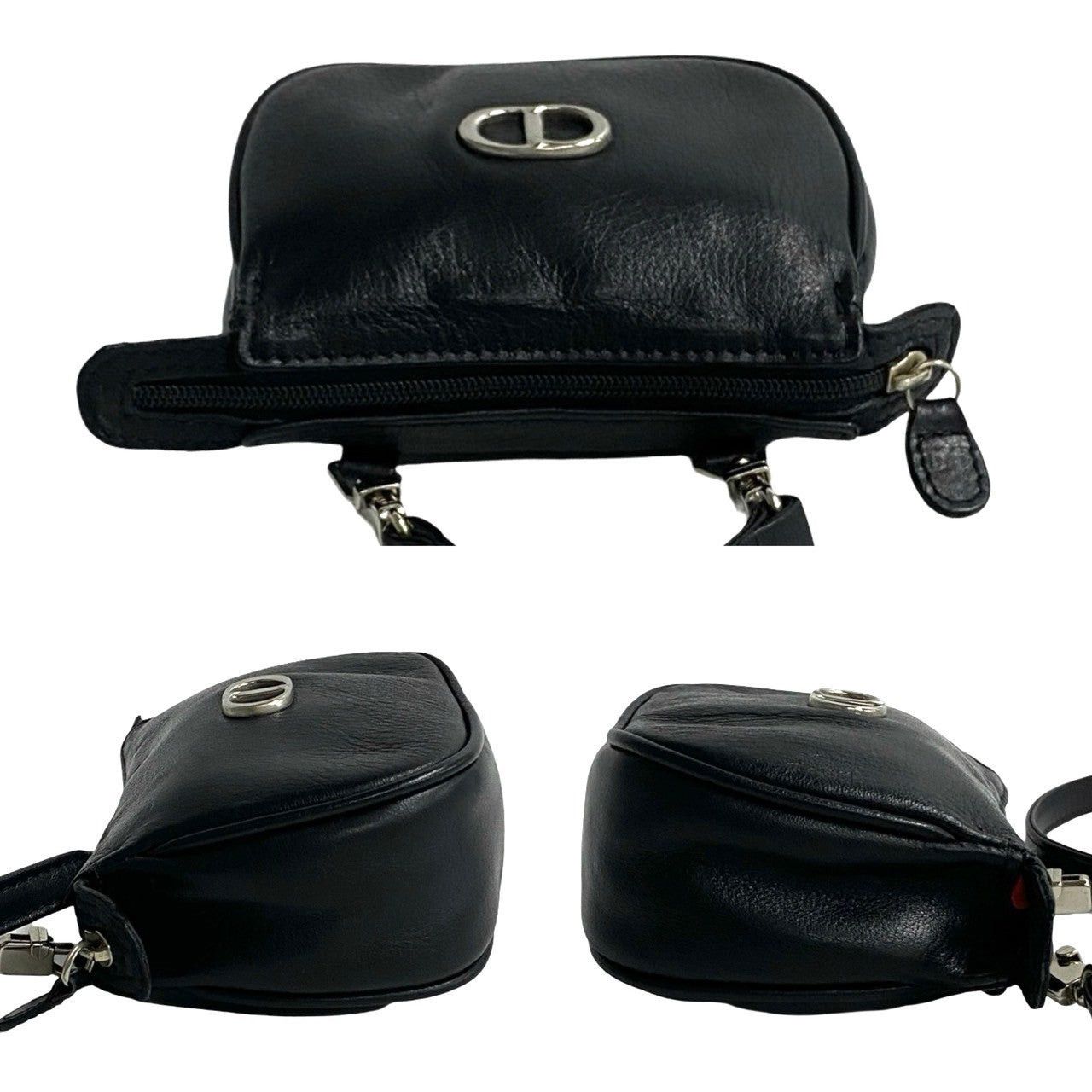 Dior Dior Shoulder Bag Black Leather Size ONE SIZE - 5 Thumbnail