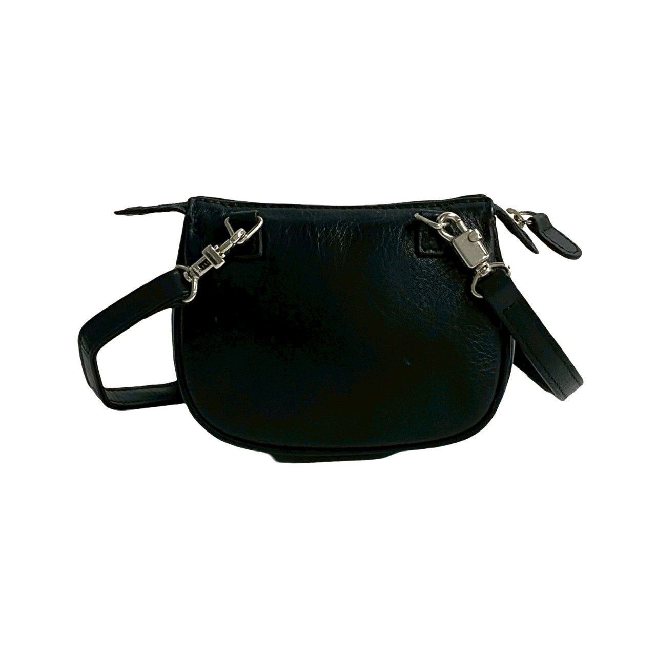 Dior Dior Shoulder Bag Black Leather Size ONE SIZE - 4 Thumbnail