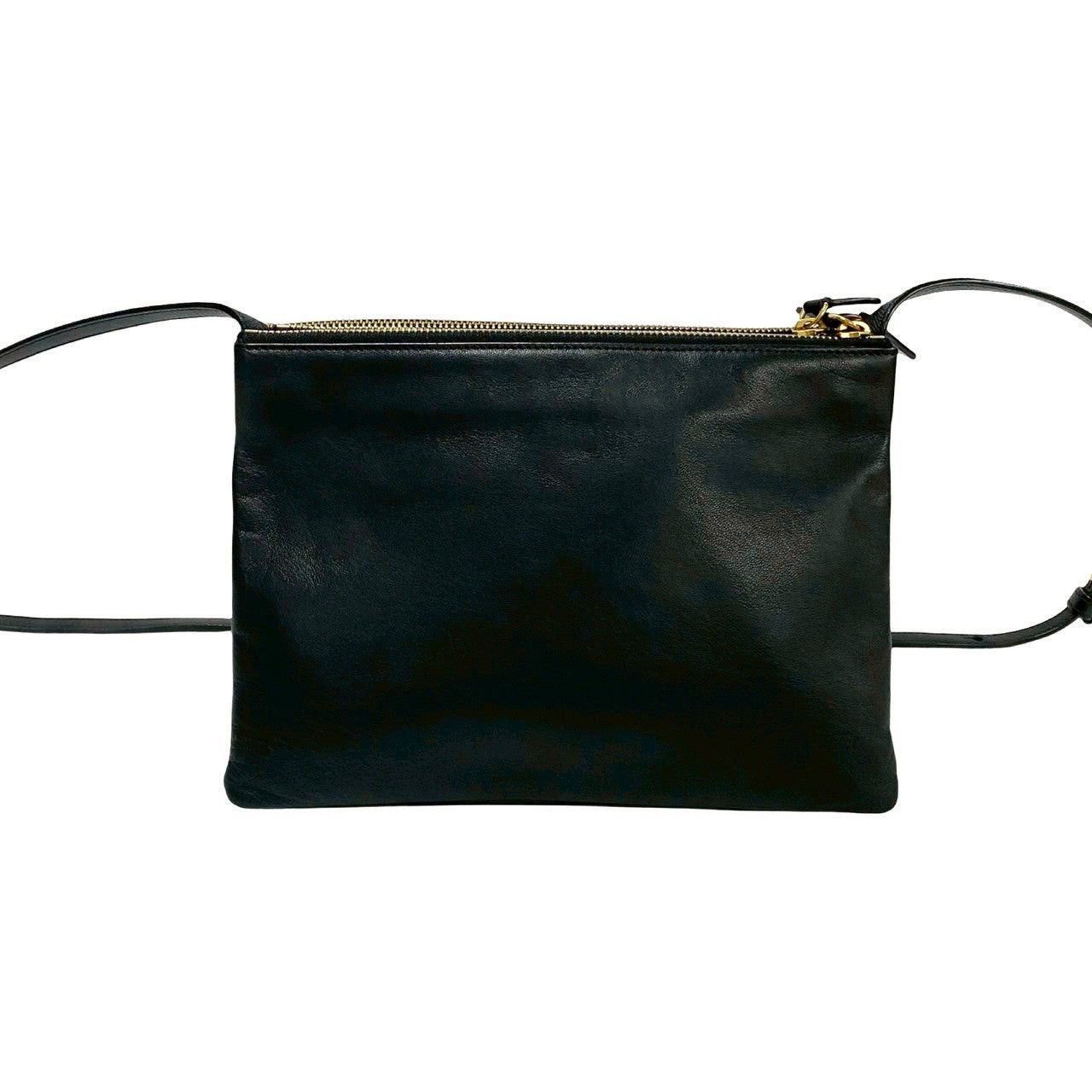 Celine Celine Shoulder Bag Black Leather Size ONE SIZE - 4 Thumbnail