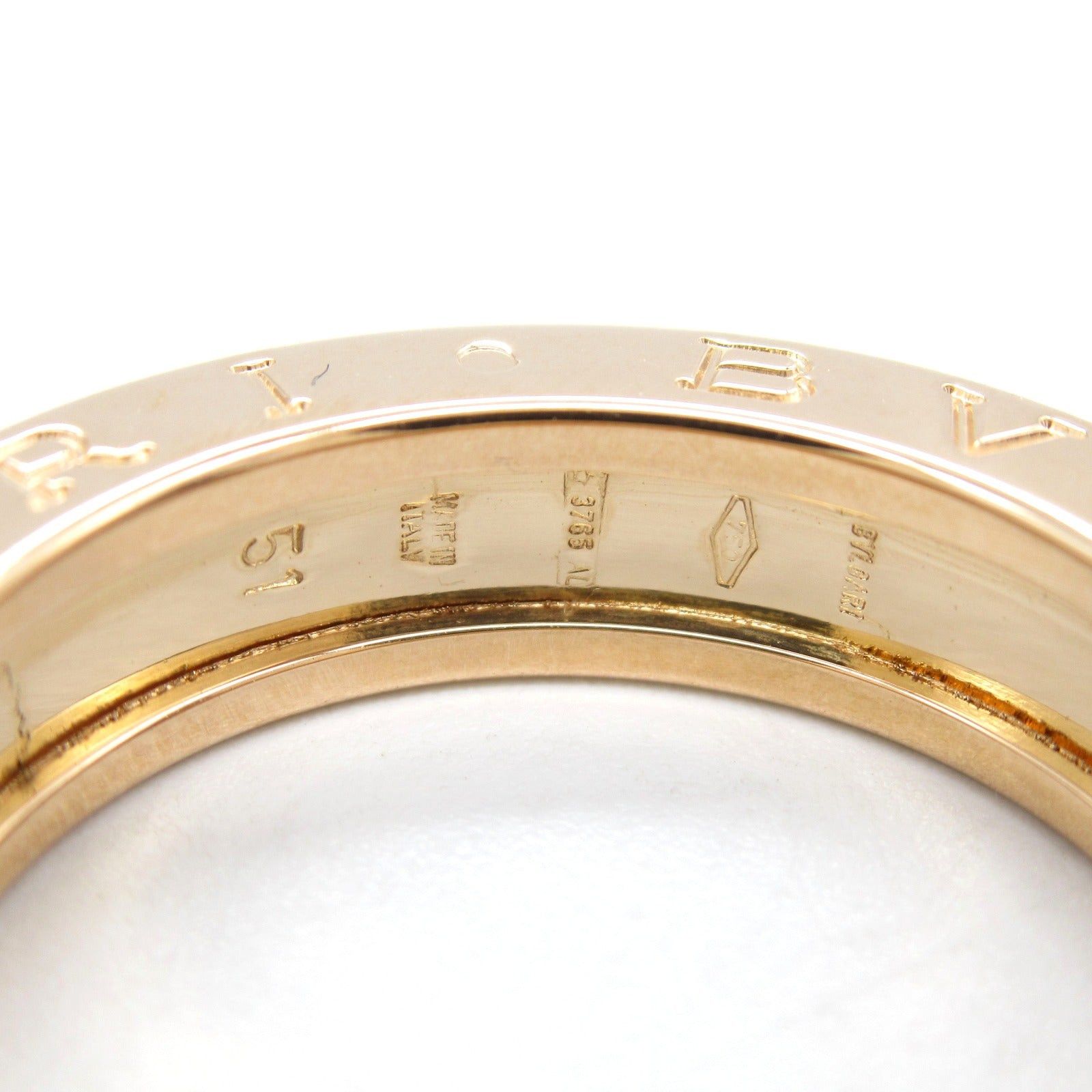 Bvlgari Bvlgari B Zero One Ring 1Belt K18Pg (Pink Gold) Gold Size ONE SIZE - 5 Thumbnail