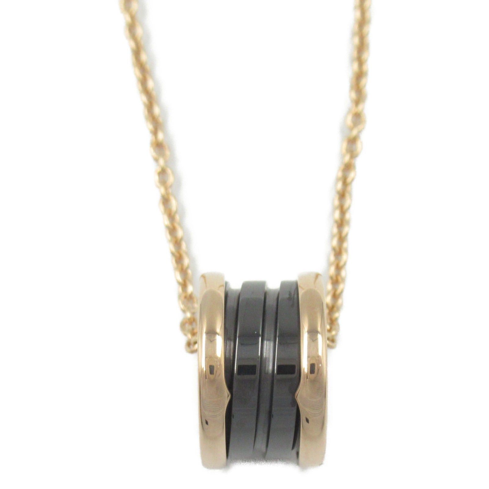 Bvlgari Bvlgari B Zero One Necklace Ceramic K18Pg (Pink Gold) Black Gold Size ONE SIZE - 2 Thumbnail