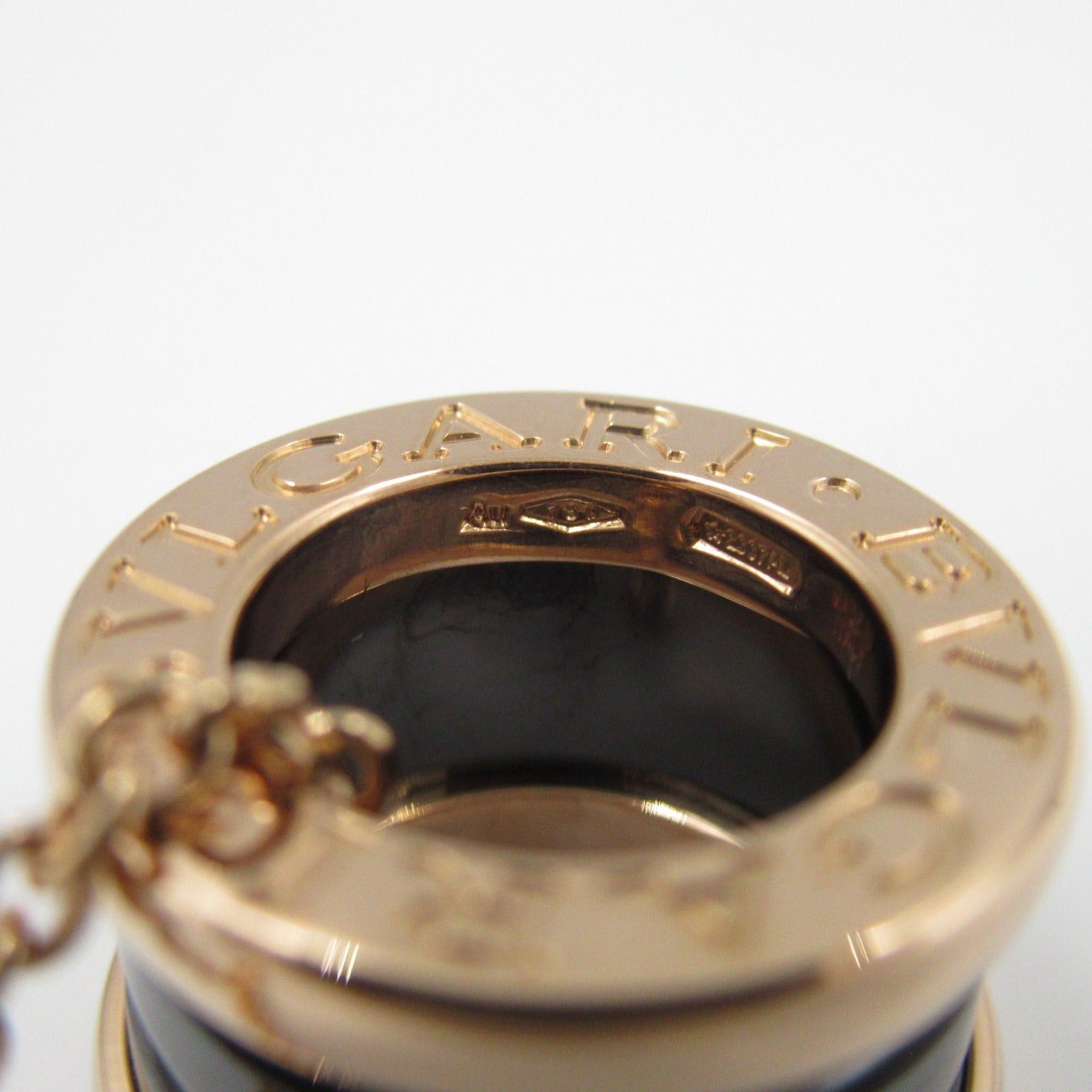Bvlgari Bvlgari B Zero One Necklace Ceramic K18Pg (Pink Gold) Black Gold Size ONE SIZE - 4 Thumbnail