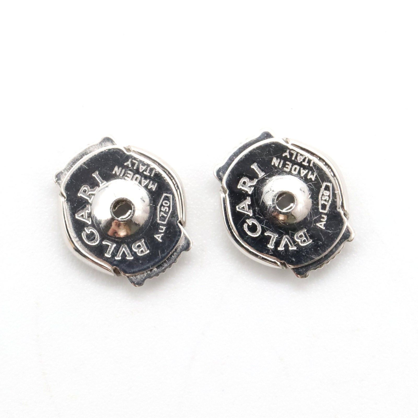 Bvlgari Bvlgari Bulgari Pave Diamond Earrings K18Wg (White Gold) Clear Size ONE SIZE - 5 Thumbnail