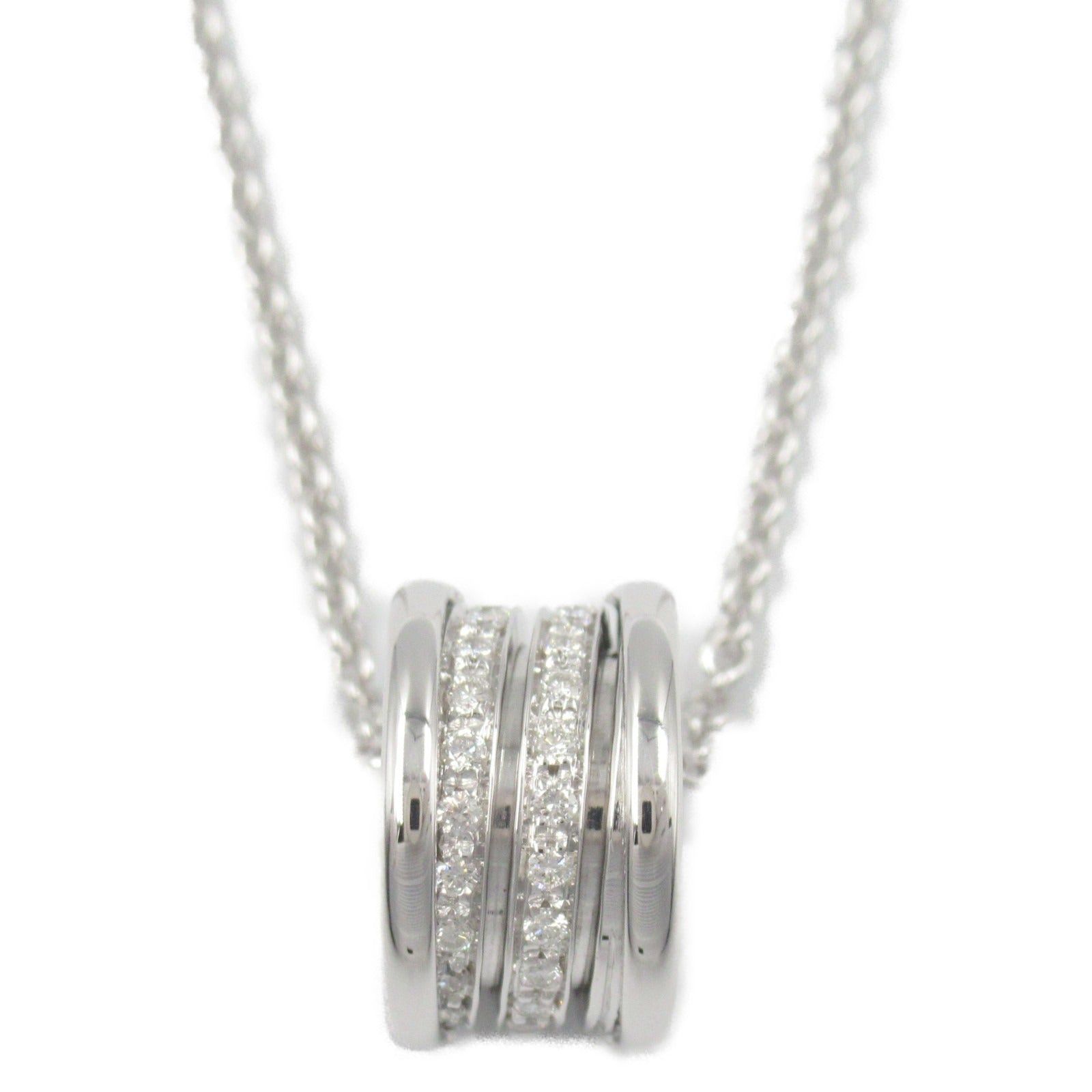 Bvlgari Bvlgari B Zero One Necklace Pave Diamond K18Wg (White Gold) Clear Size ONE SIZE - 2 Thumbnail