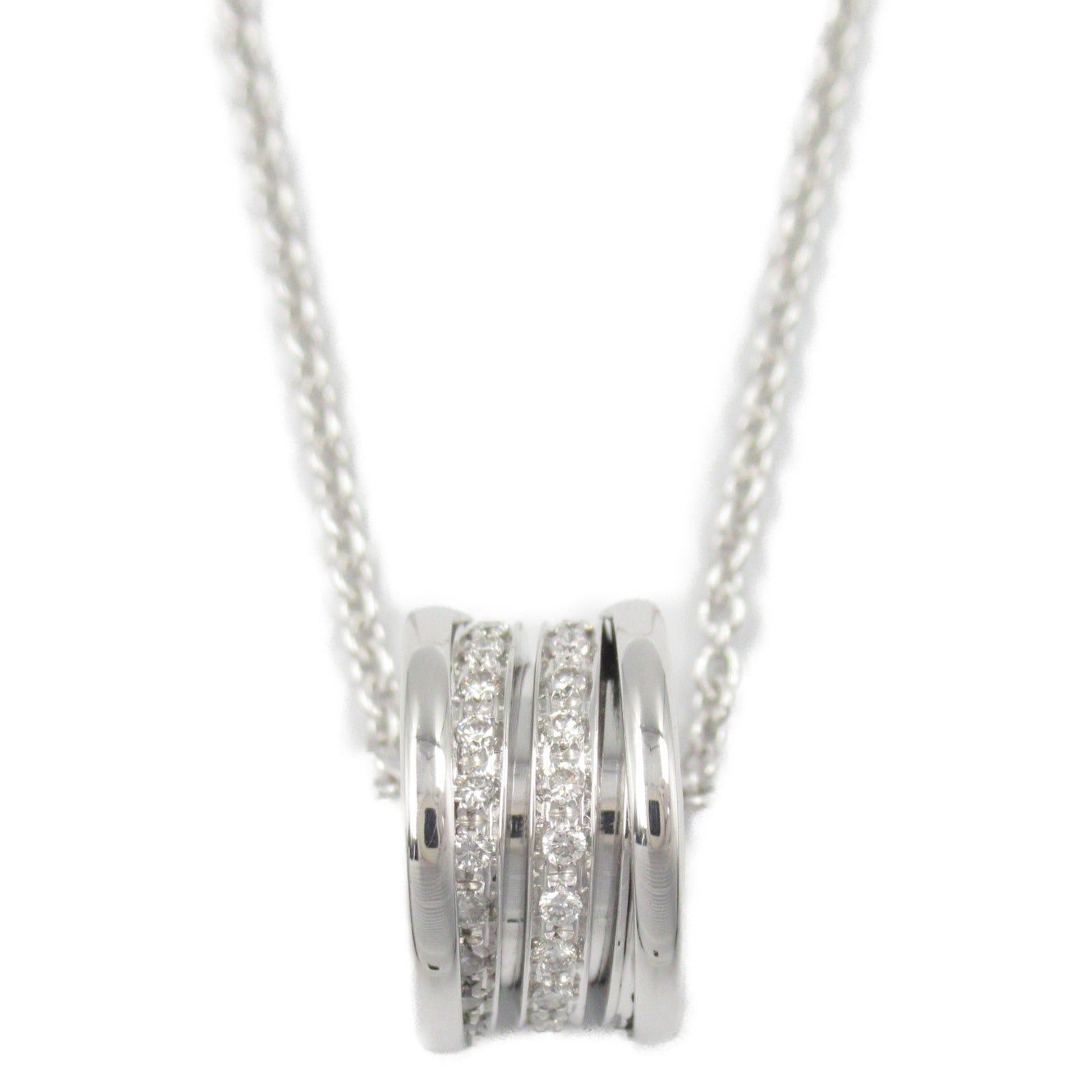 Bvlgari Bvlgari B Zero One Necklace Pave Diamond K18Wg (White Gold) Clear Size ONE SIZE - 2 Thumbnail