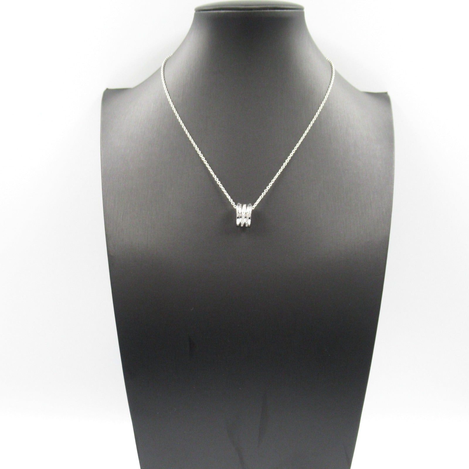 Bvlgari Bvlgari B Zero One Necklace Pave Diamond K18Wg (White Gold) Clear Size ONE SIZE - 8 Thumbnail