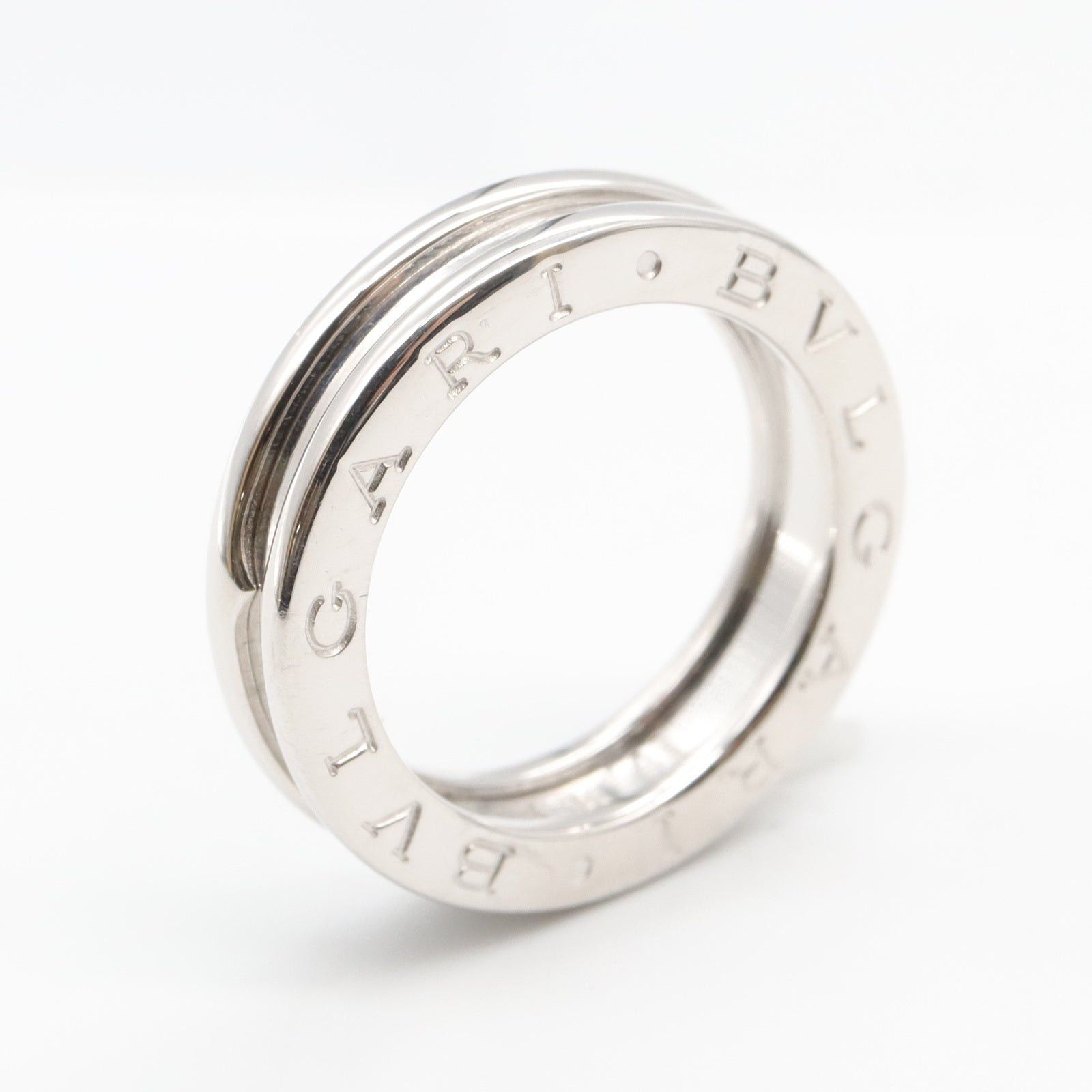 Bvlgari Bvlgari B Zero One Ring 1Belt K18Wg (White Gold) Silver Size ONE SIZE - 4 Thumbnail