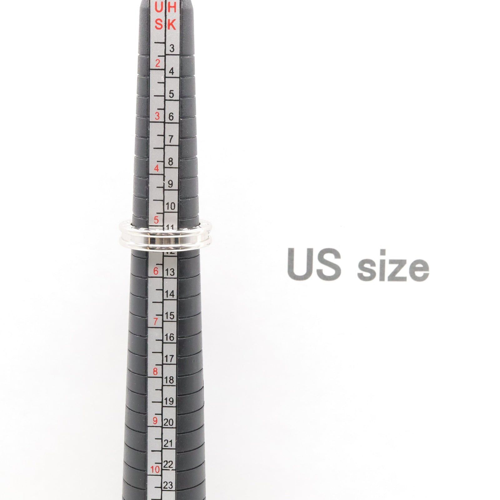 Bvlgari Bvlgari B Zero One Ring 1Belt K18Wg (White Gold) Silver Size ONE SIZE - 7 Thumbnail