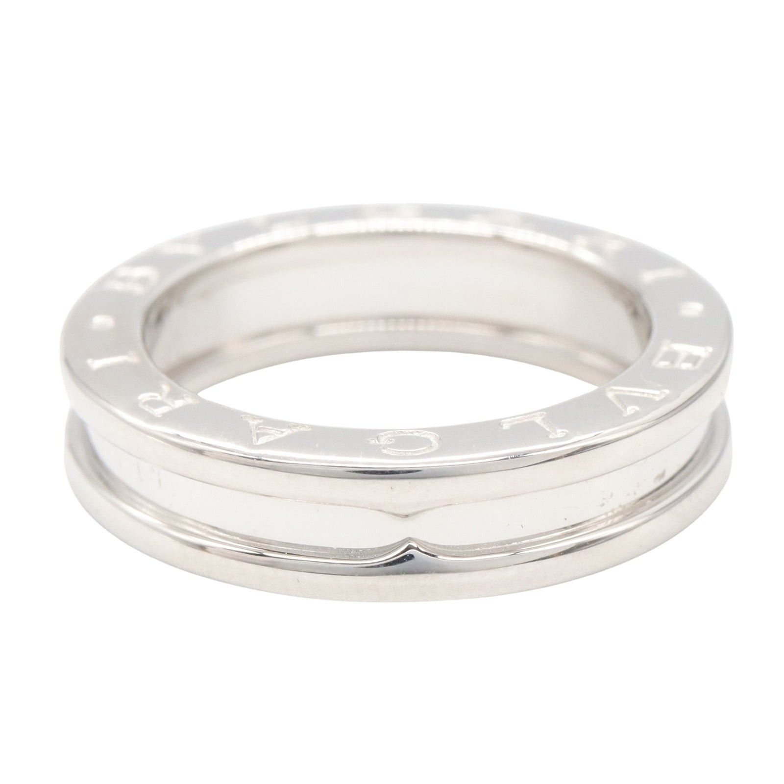 Bvlgari Bvlgari B Zero One Ring 1Belt K18Wg (White Gold) Silver Size ONE SIZE - 3 Thumbnail