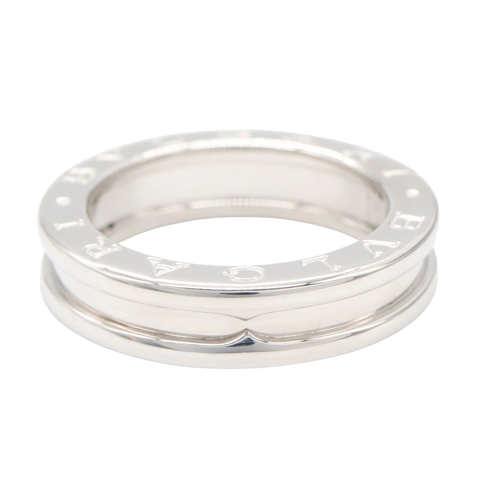 Bvlgari Bvlgari B Zero One Ring 1Belt K18Wg (White Gold) Silver Size ONE SIZE - 2 Thumbnail