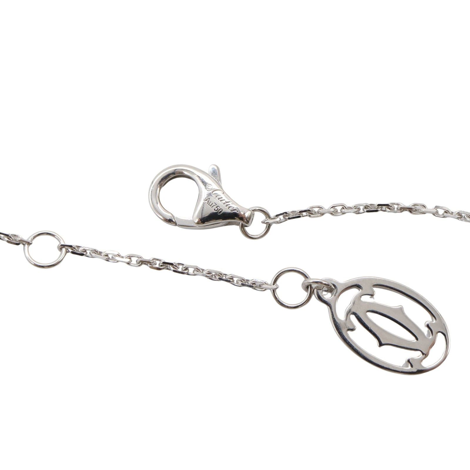Cartier Cartier Symbol Cross Diamond Bracelet K18Wg (White Gold) Clear Size ONE SIZE - 4 Thumbnail