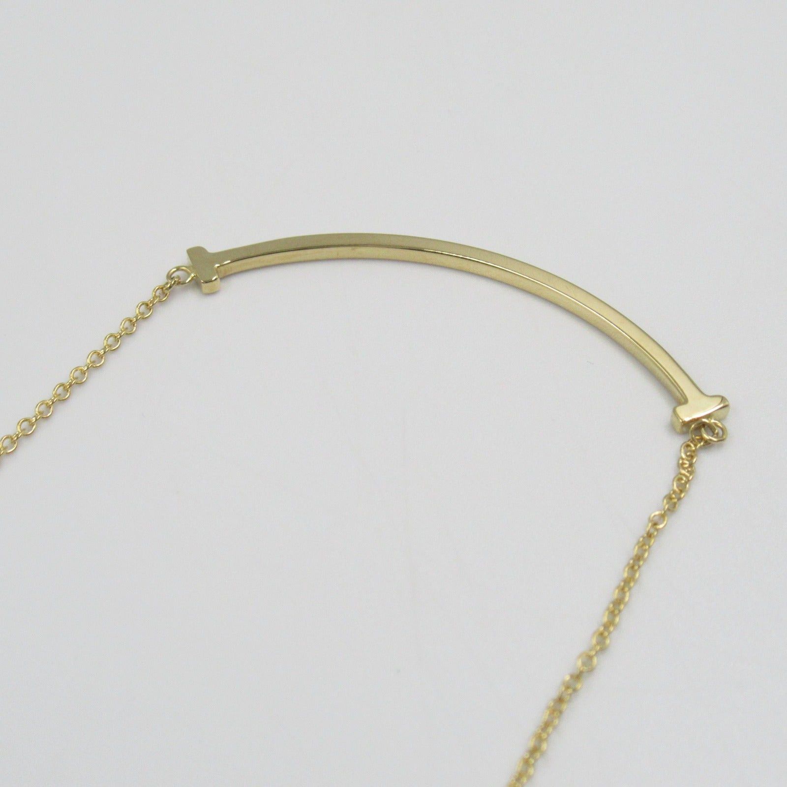 Tiffany & Co. Tiffany Co T-Smile Small Necklace K18 (Yellow Gold) Gold Size ONE SIZE - 7 Thumbnail