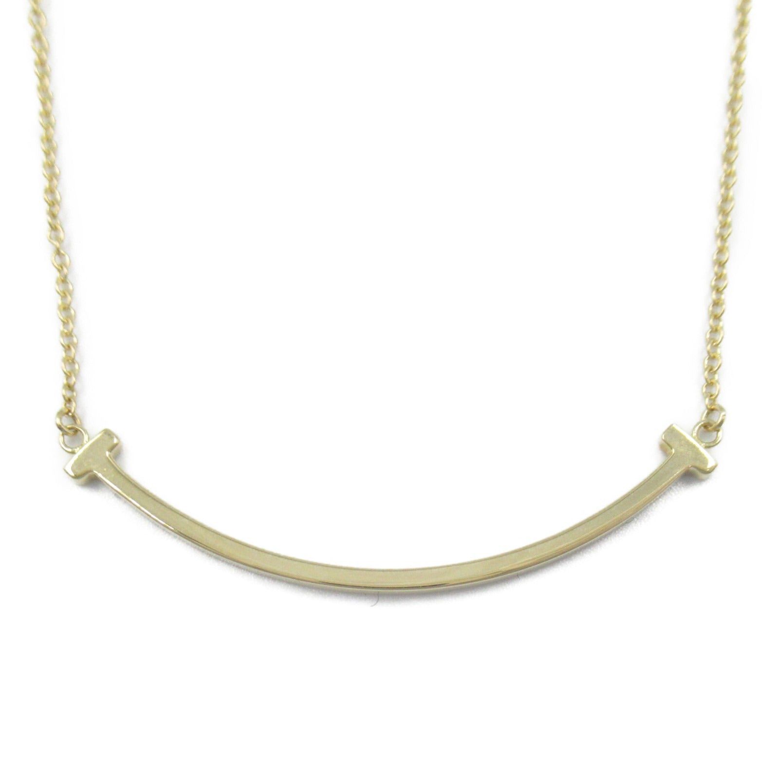 Tiffany & Co. Tiffany Co T-Smile Small Necklace K18 (Yellow Gold) Gold Size ONE SIZE - 2 Thumbnail