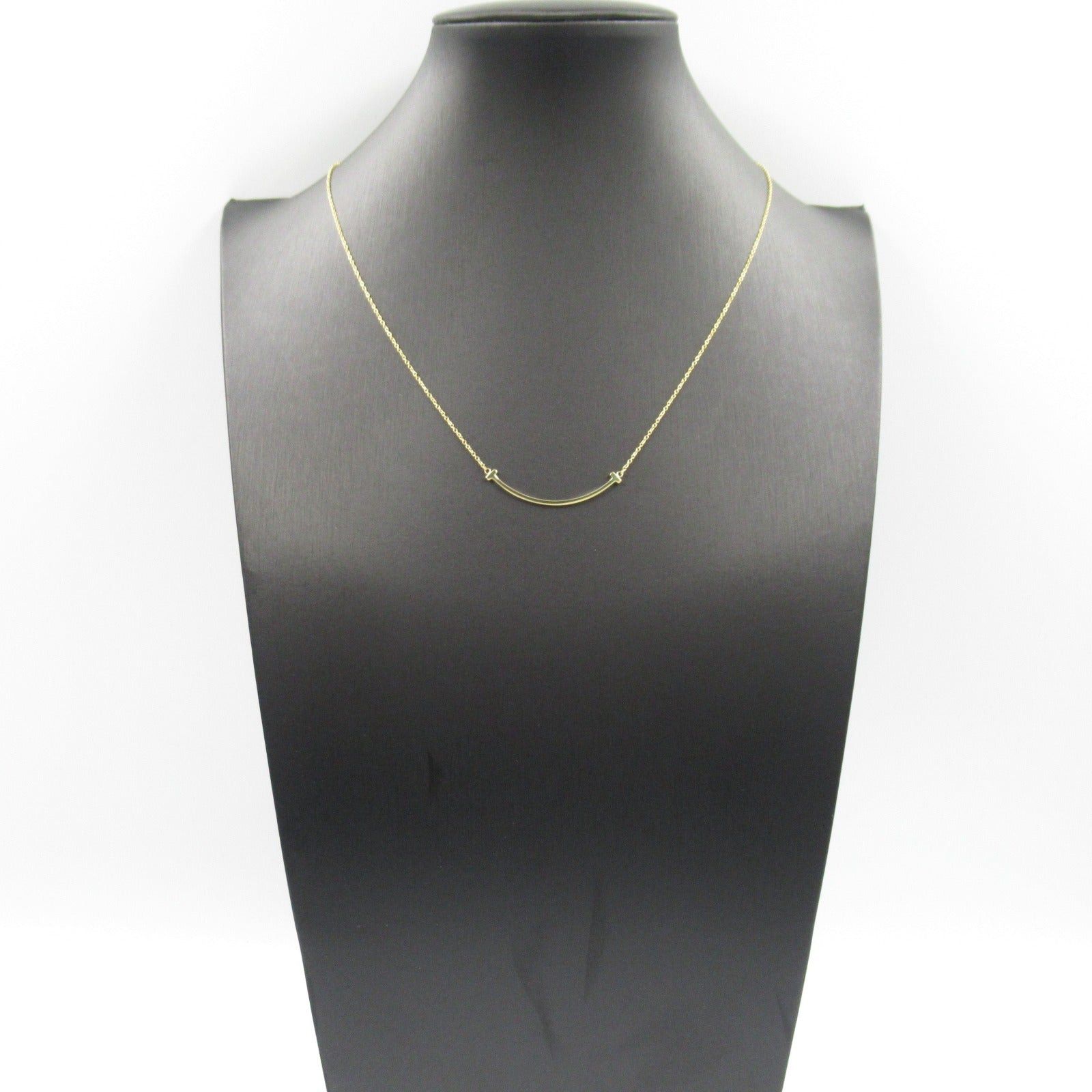 Tiffany & Co. Tiffany Co T-Smile Small Necklace K18 (Yellow Gold) Gold Size ONE SIZE - 8 Thumbnail