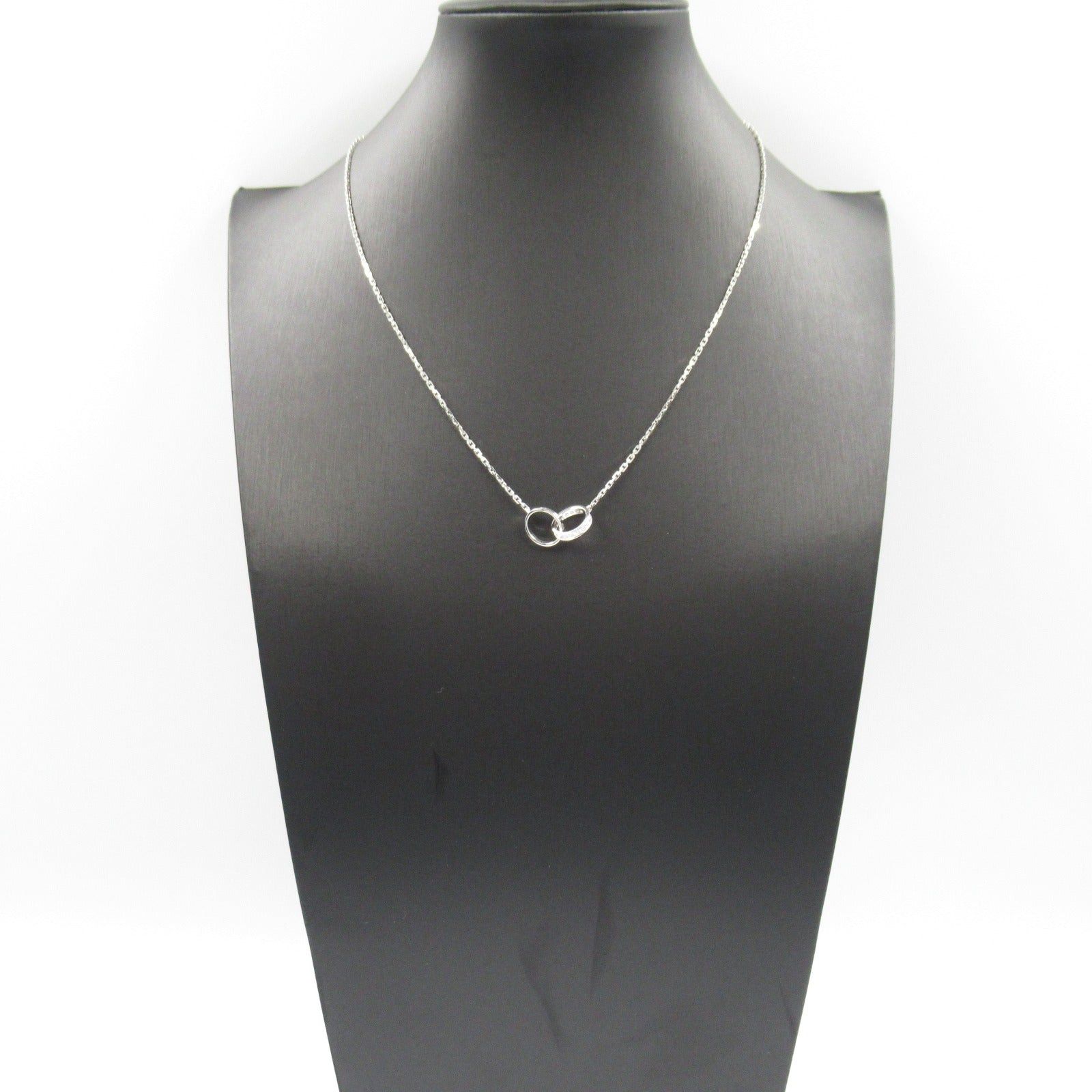 Cartier Cartier Baby Love Necklace Diamond K18Wg (White Gold) Clear Size ONE SIZE - 8 Thumbnail