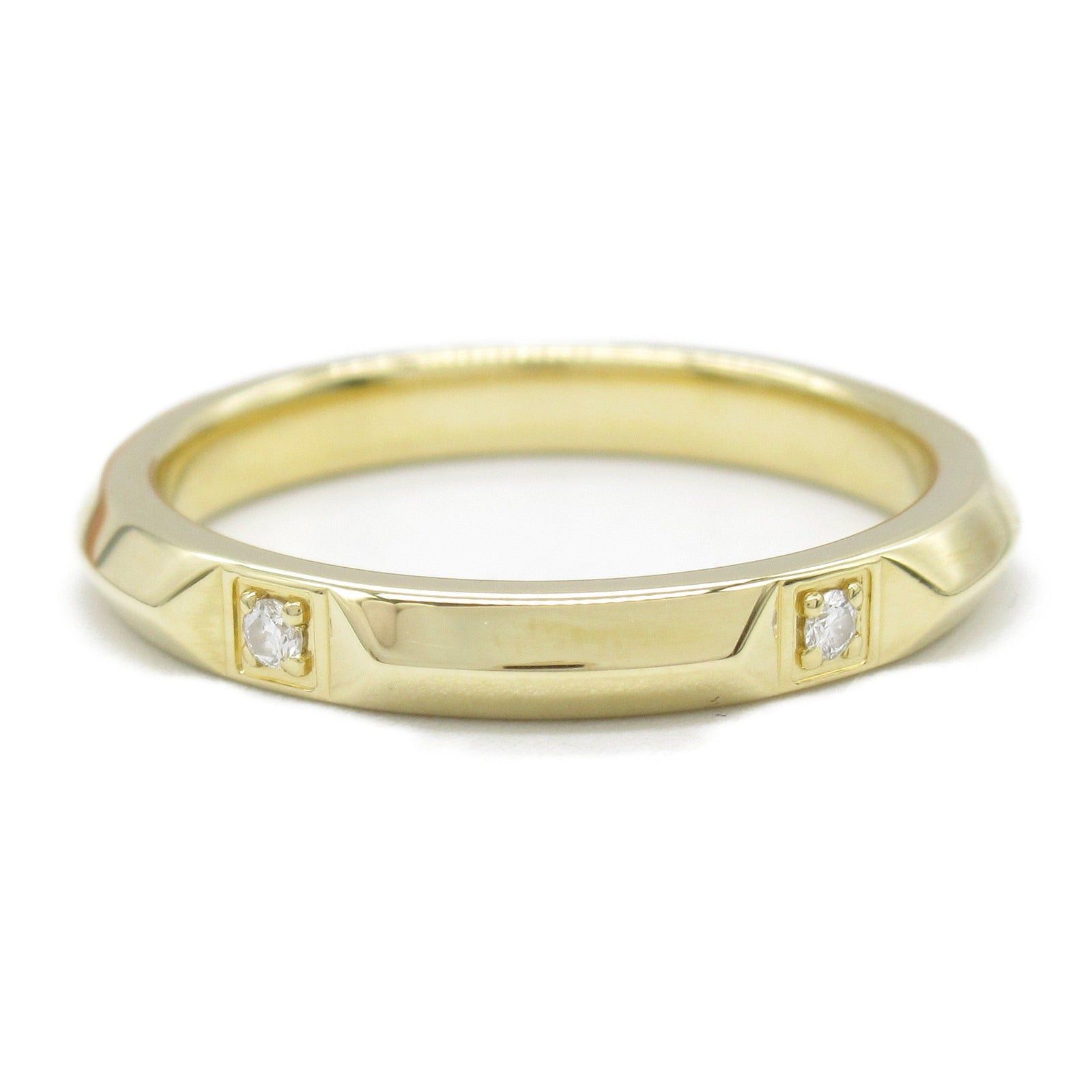 Tiffany & Co. Tiffany Co True Band Ring K18 (Yellow Gold) Diamond Clear Size ONE SIZE - 3 Thumbnail