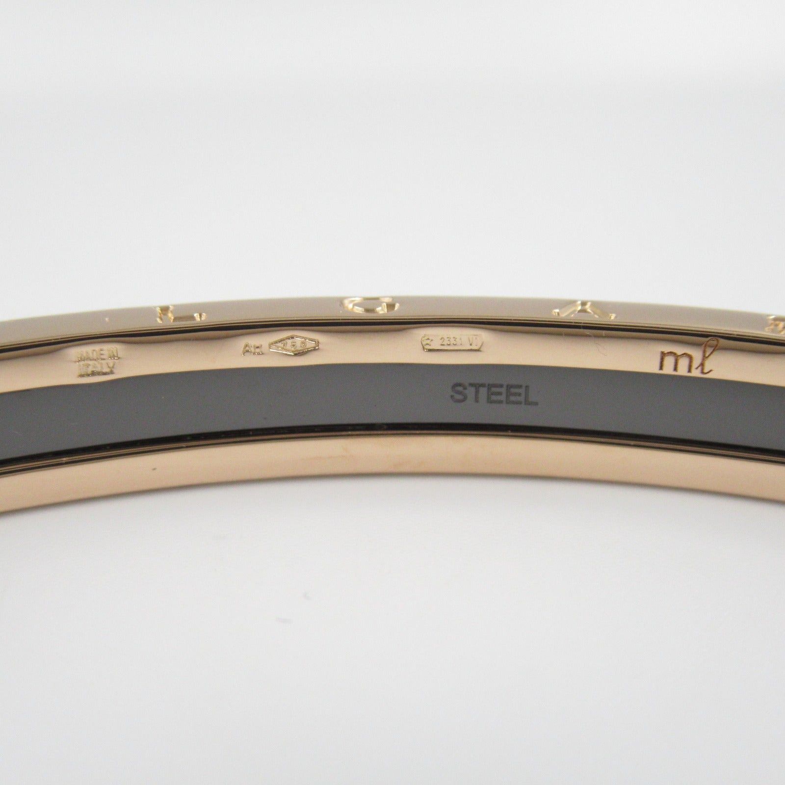 Bvlgari Bvlgari B Zero One Bracelet Ml K18Pg (Pink Gold) Ceramic Black Gold Size ONE SIZE - 4 Thumbnail