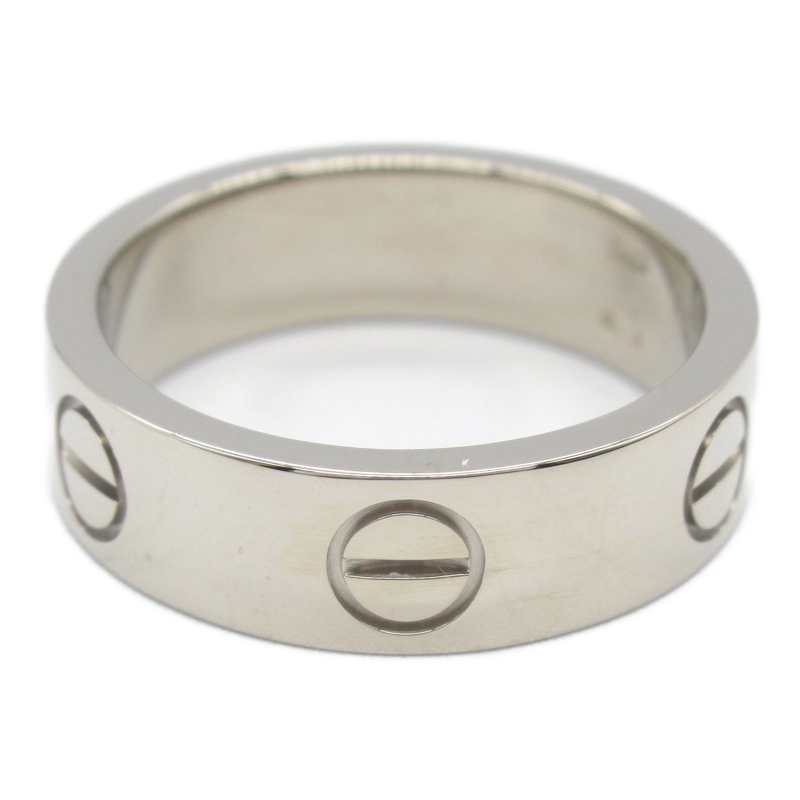 Cartier Cartier Love Ring K18Wg (White Gold) Silver Size ONE SIZE - 3 Thumbnail