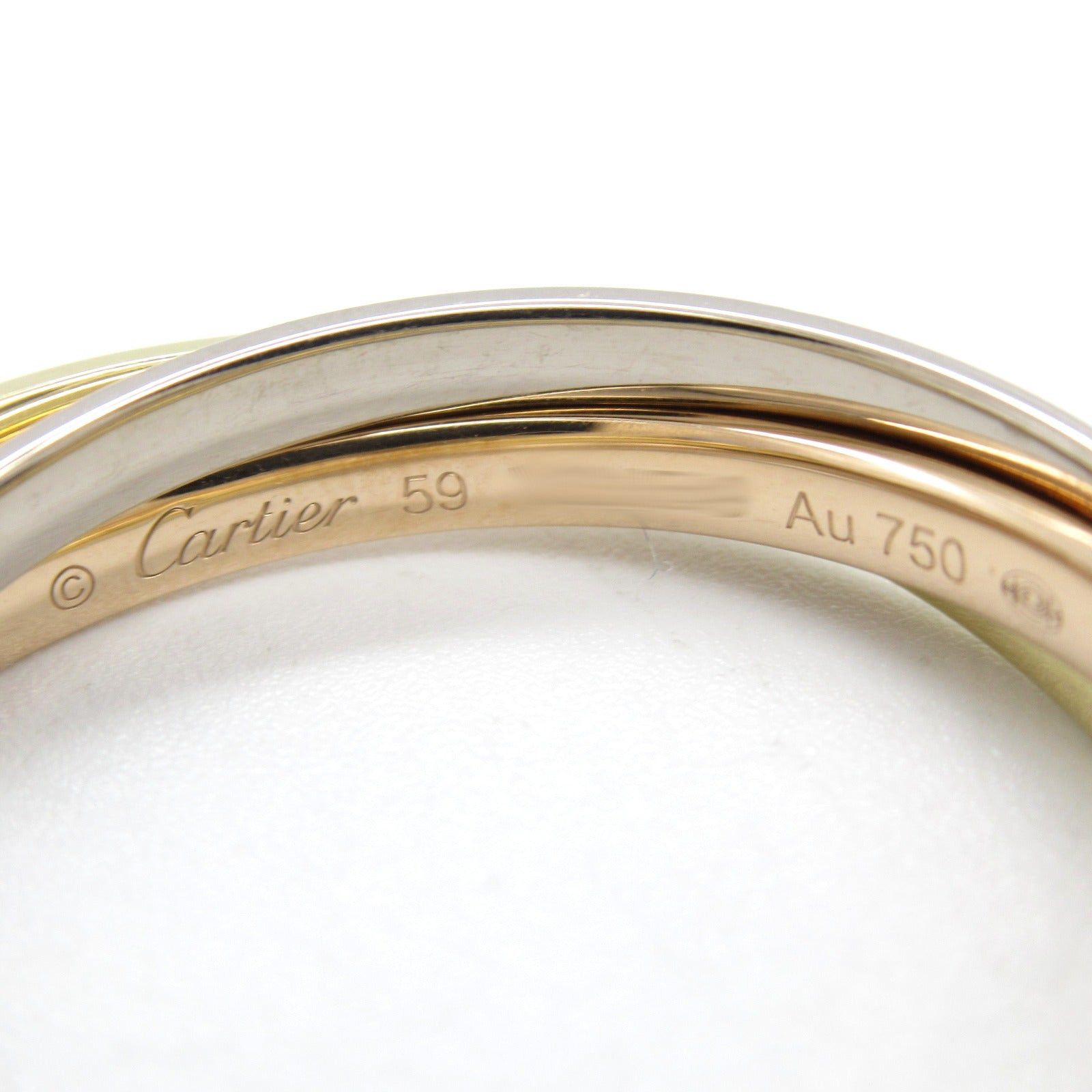 Cartier Cartier Trinity Ring Sm K18 (Yellow Gold) K18Wg (White (Pink Gold Size ONE SIZE - 3 Thumbnail