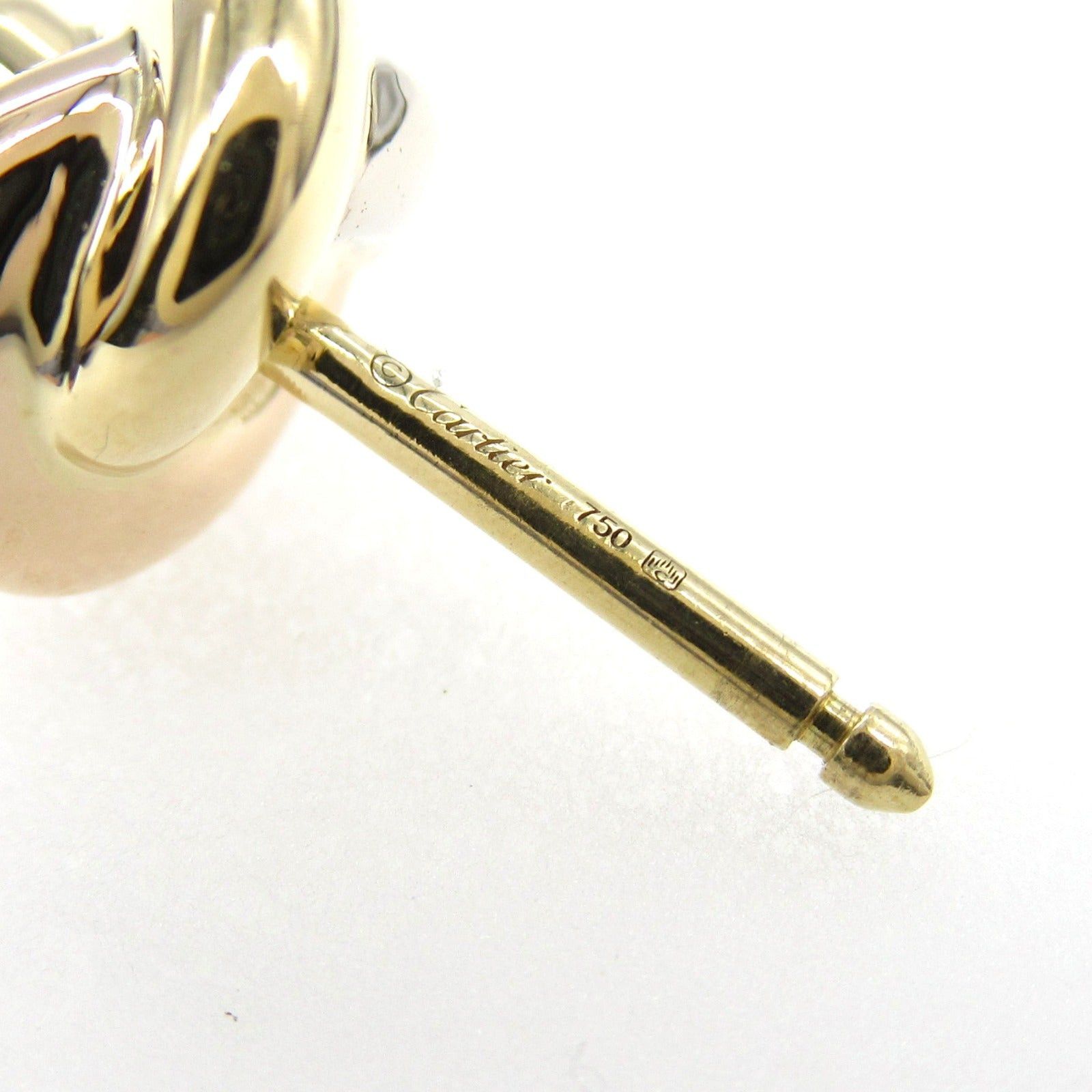 Cartier Cartier Baby Trinity Diamond Earrings K18 (Yellow Gold) K18Wg (White (Pink Gold)/Diamond Clear Size ONE SIZE - 5 Thumbnail