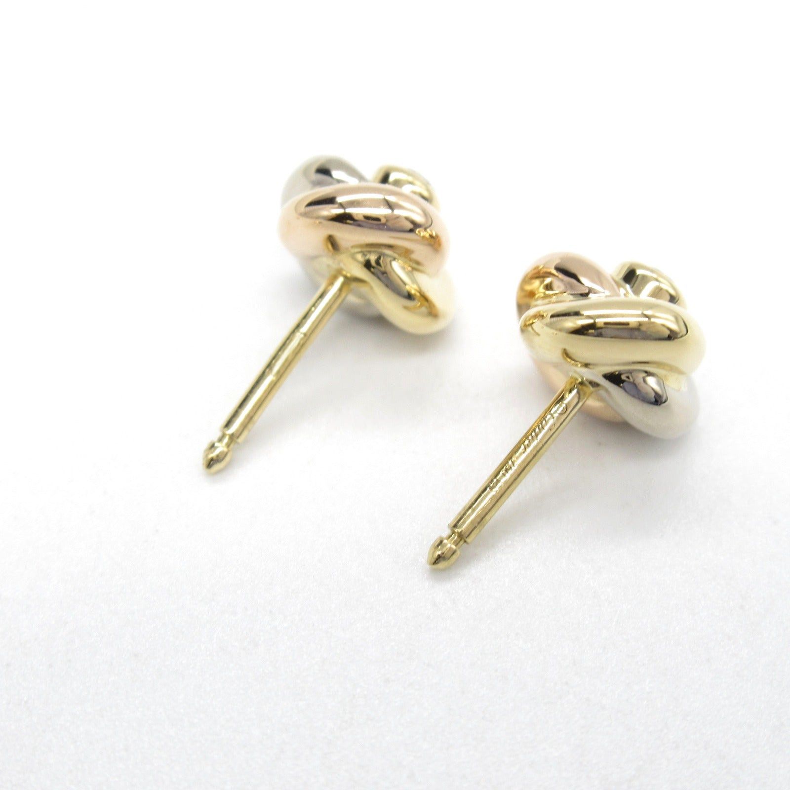 Cartier Cartier Baby Trinity Diamond Earrings K18 (Yellow Gold) K18Wg (White (Pink Gold)/Diamond Clear Size ONE SIZE - 3 Thumbnail