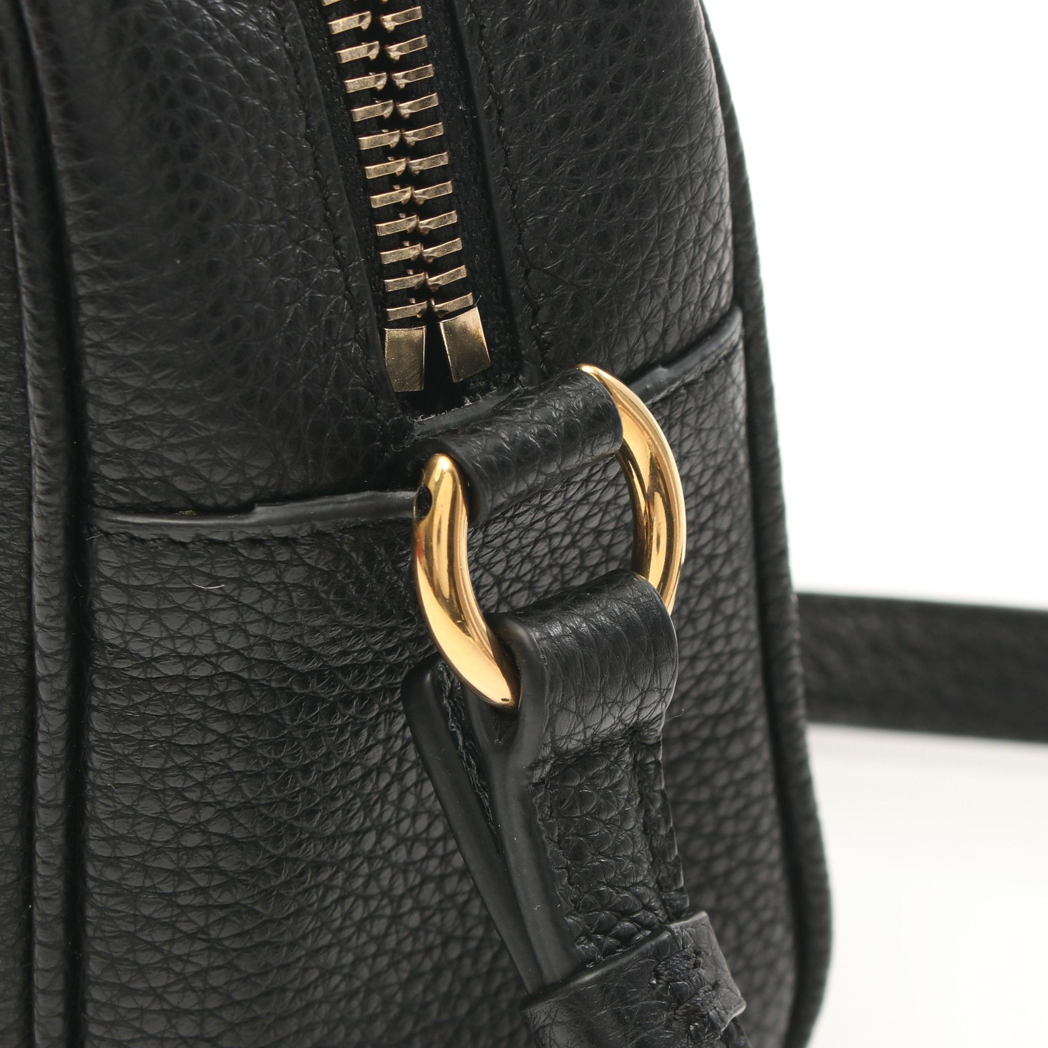 Salvatore Ferragamo Salvatore Ferragamo Travel Gancini Shoulder Bag Leather Black Size ONE SIZE - 7 Thumbnail