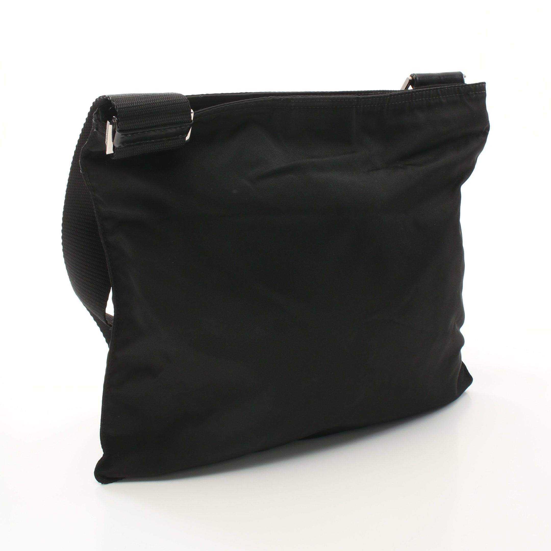 Prada Prada Shoulder Bag Nylon Leather Black Size ONE SIZE - 2 Thumbnail