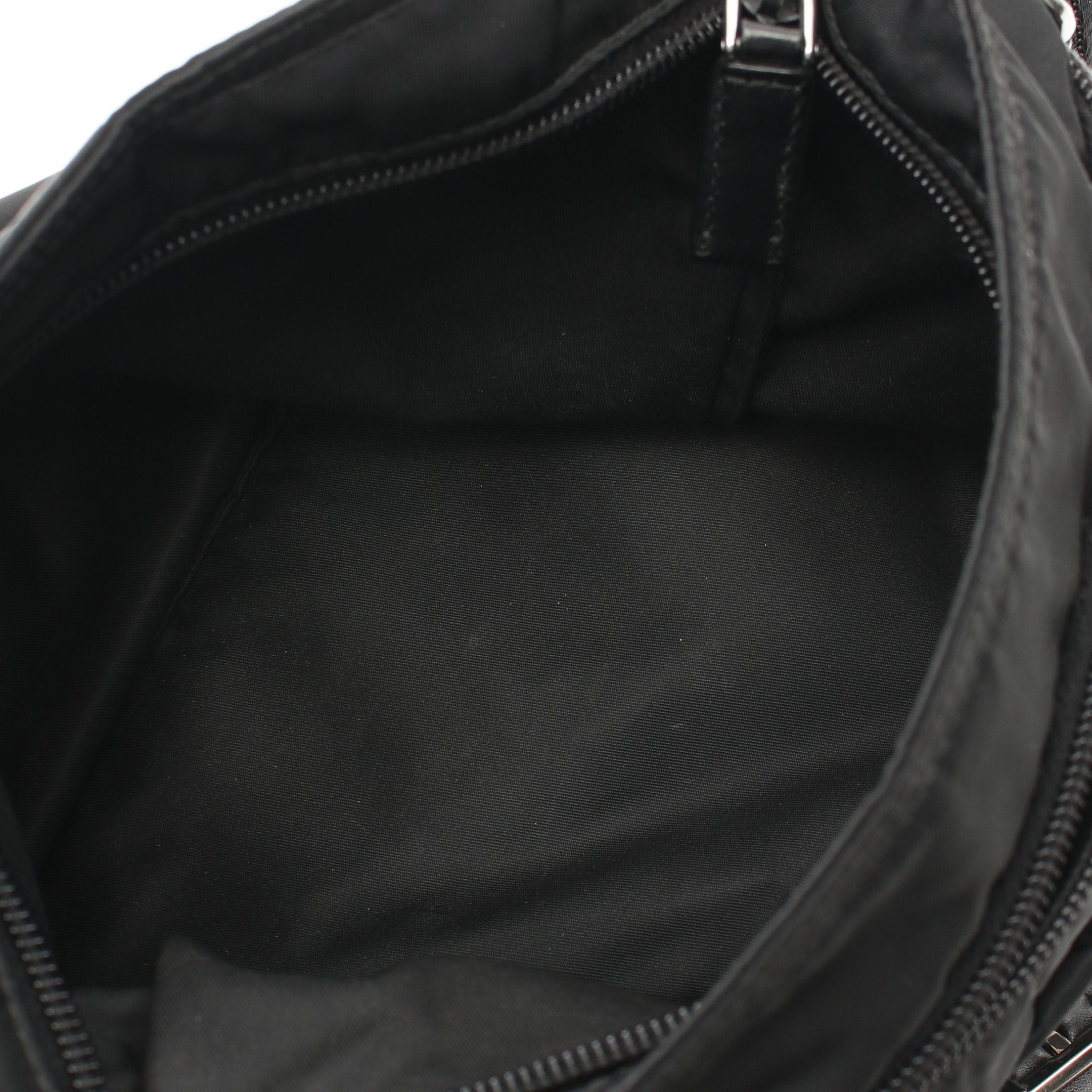 Prada Prada Shoulder Bag Nylon Leather Black Size ONE SIZE - 3 Thumbnail