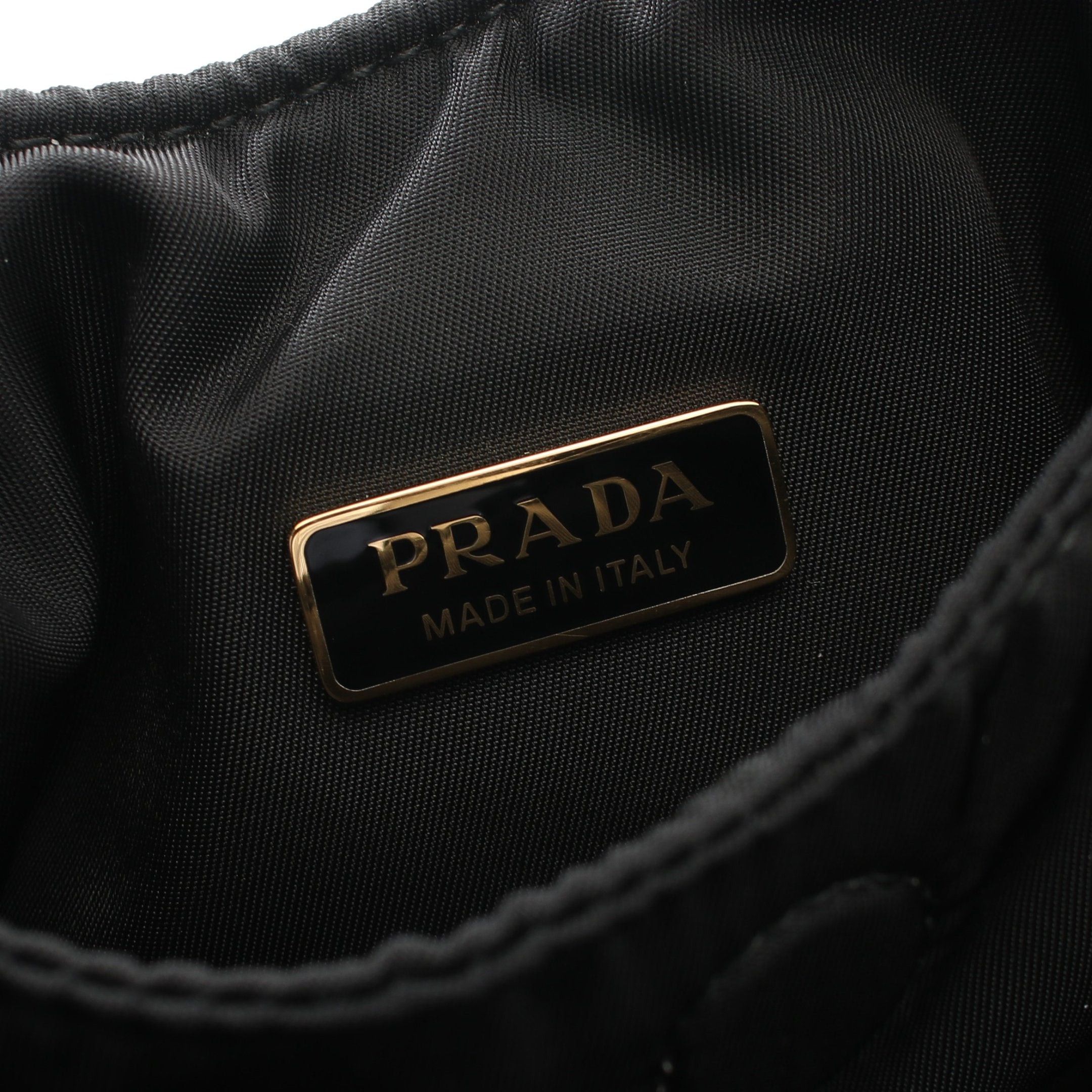 Prada Prada Padet Re-Nylon Handbag Ribbon Nylon Black Size ONE SIZE - 4 Thumbnail
