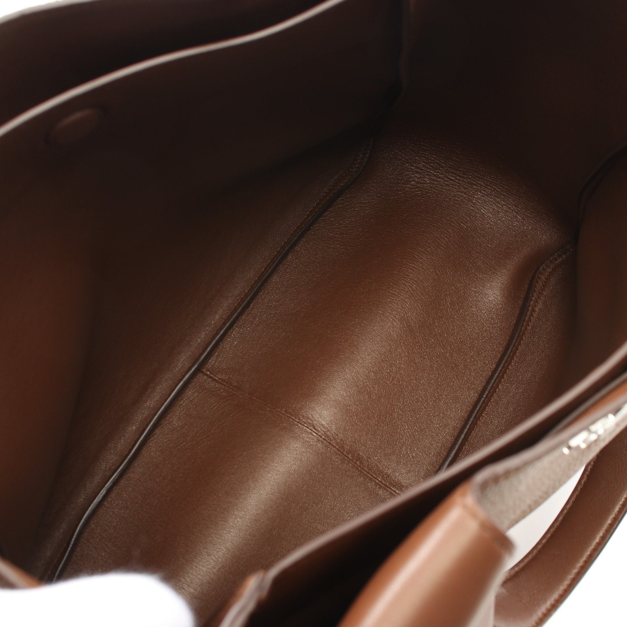 Prada Prada Handbag Tote Bag Leather Brown Size ONE SIZE - 3 Thumbnail