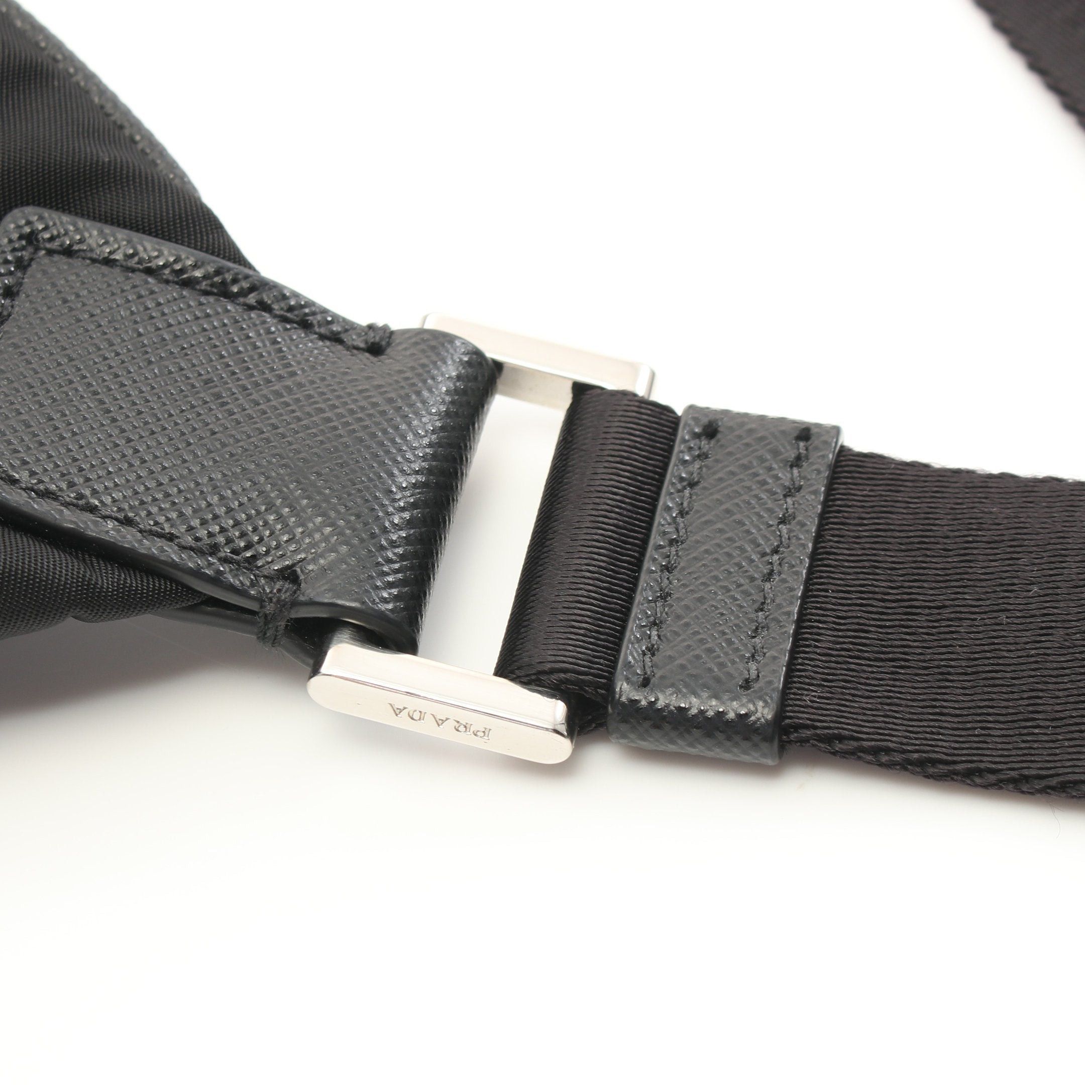Prada Prada Re-Nylon Shoulder Bag Nylon Leather Black Size ONE SIZE - 7 Thumbnail