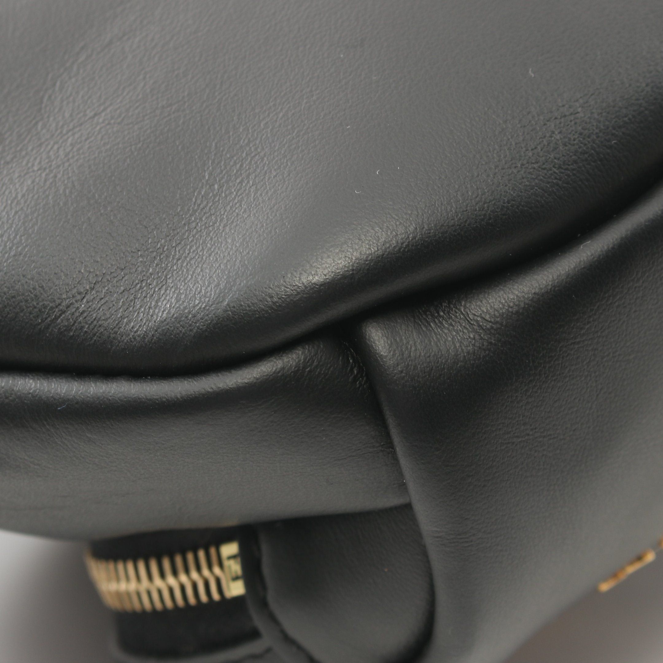 Fendi Fendi Karligraphy Body Bag Waist Studs Leather Black Size ONE SIZE - 5 Thumbnail