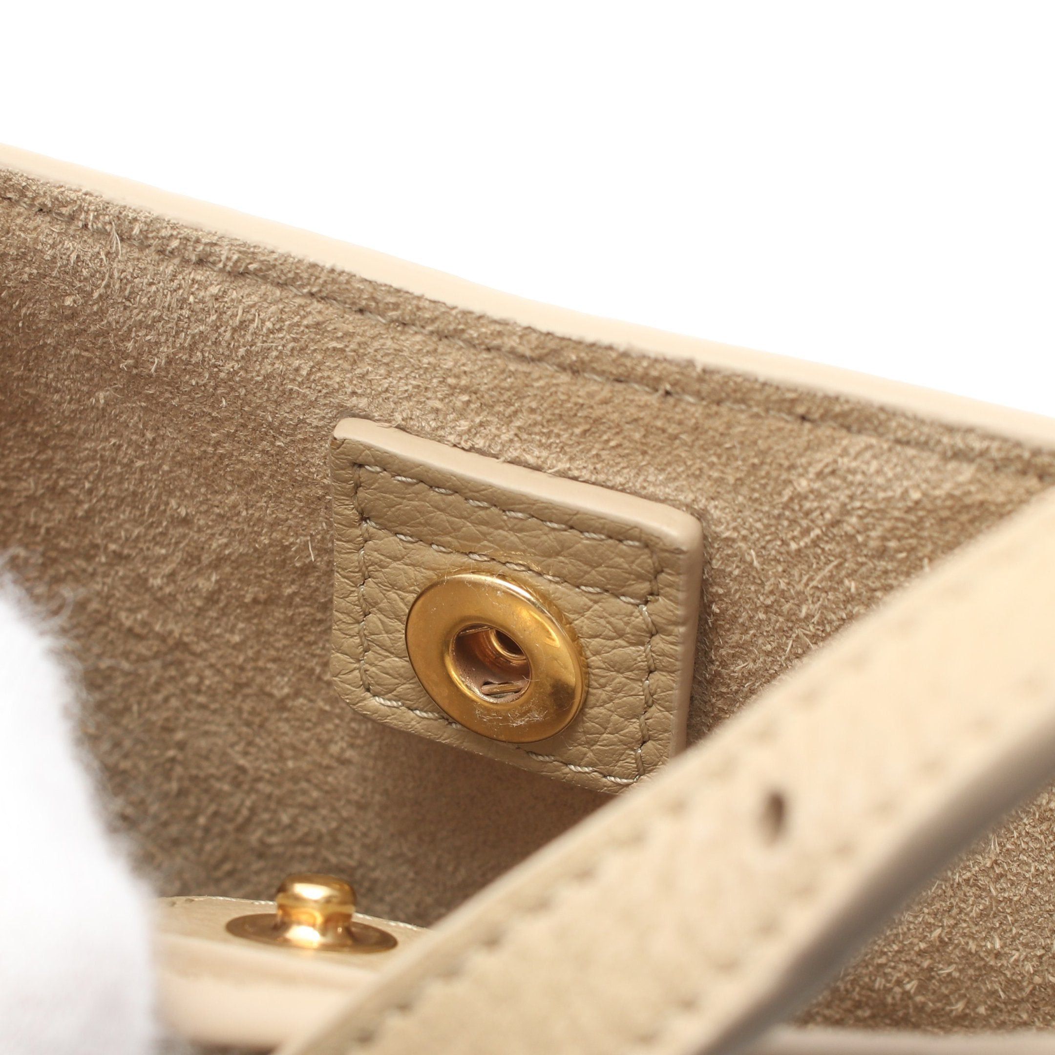 Celine Celine Mobile Pouch Eloise Shoulder Bag Leather Light Beige Size ONE SIZE - 8 Thumbnail