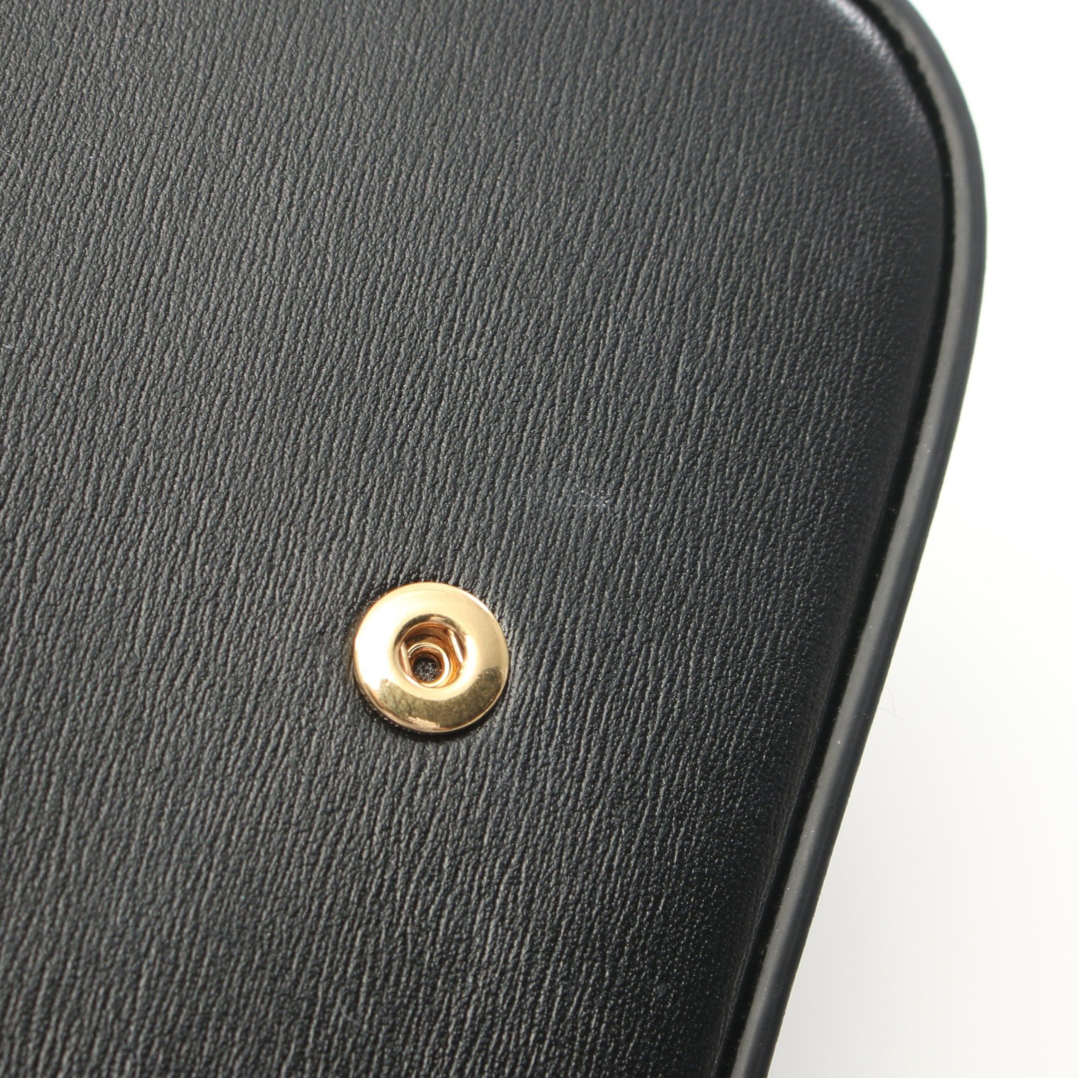 Celine Celine Mini Claude Triomphe Shoulder Bag Leather Black Size ONE SIZE - 7 Thumbnail