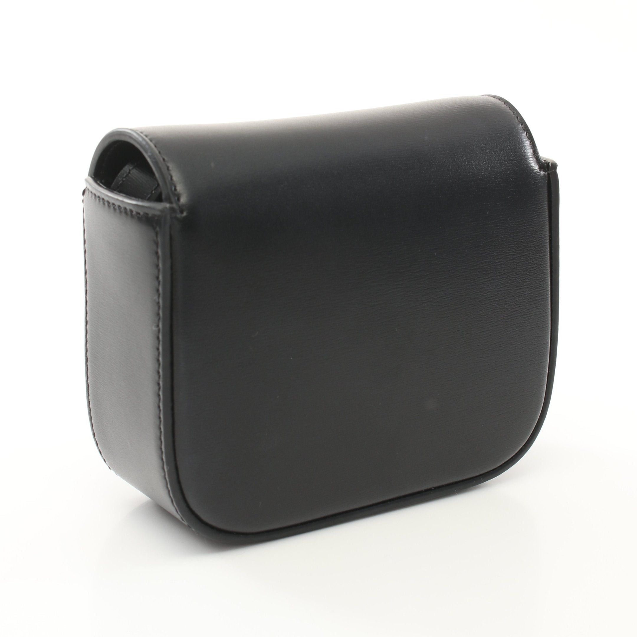Celine Celine Mini Claude Triomphe Shoulder Bag Leather Black Size ONE SIZE - 2 Thumbnail