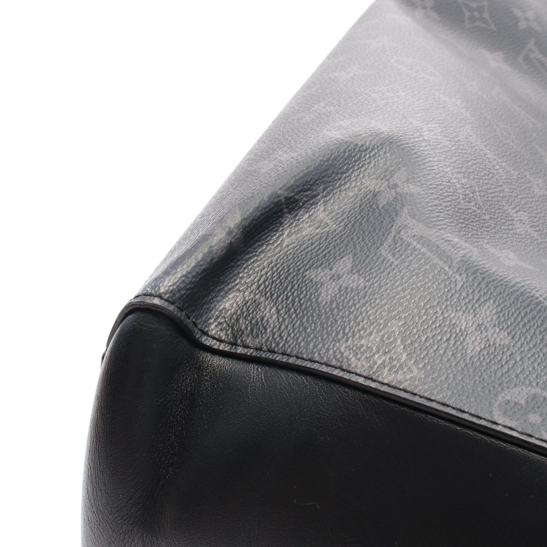 Louis Vuitton Louis Vuitton Grand Sack Monogram Eclipse Handbag Tote Bag Leather Black Size ONE SIZE - 7 Thumbnail