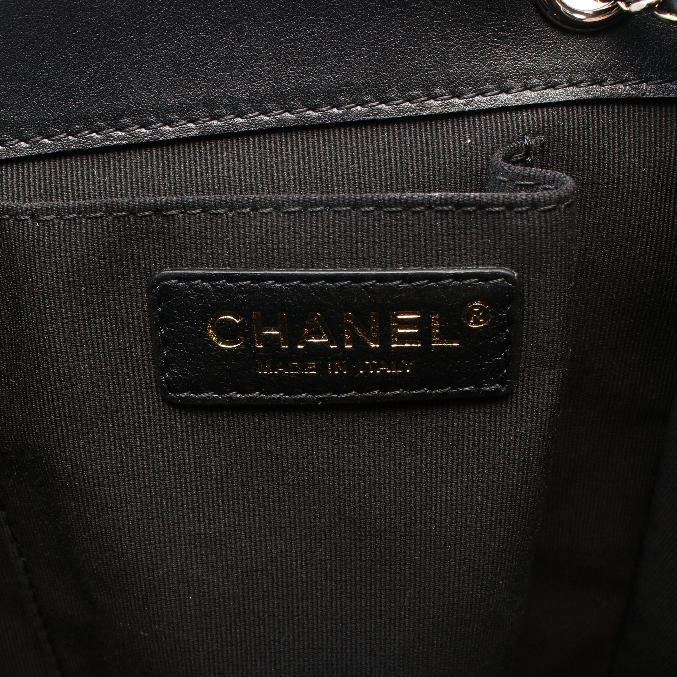 Chanel Chanel Matelasse Backpack Rucksack Lambskin Black Gold Hardware Size ONE SIZE - 4 Thumbnail