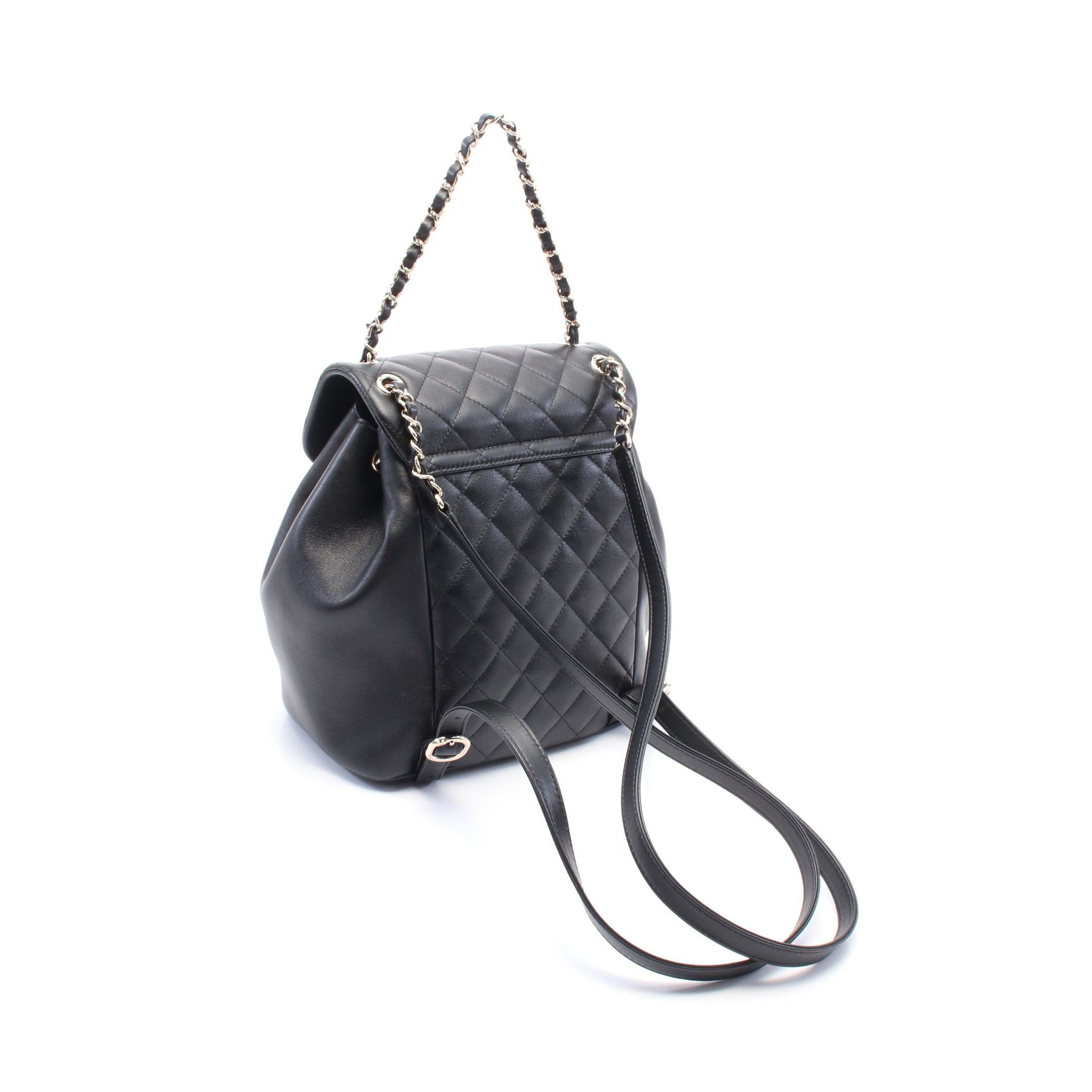 Chanel Chanel Matelasse Backpack Rucksack Lambskin Black Gold Hardware Size ONE SIZE - 2 Thumbnail